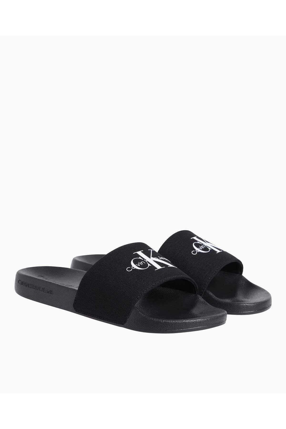 Calvin Klein Calvin Klein Slide Monogram Flip Flops Terlik