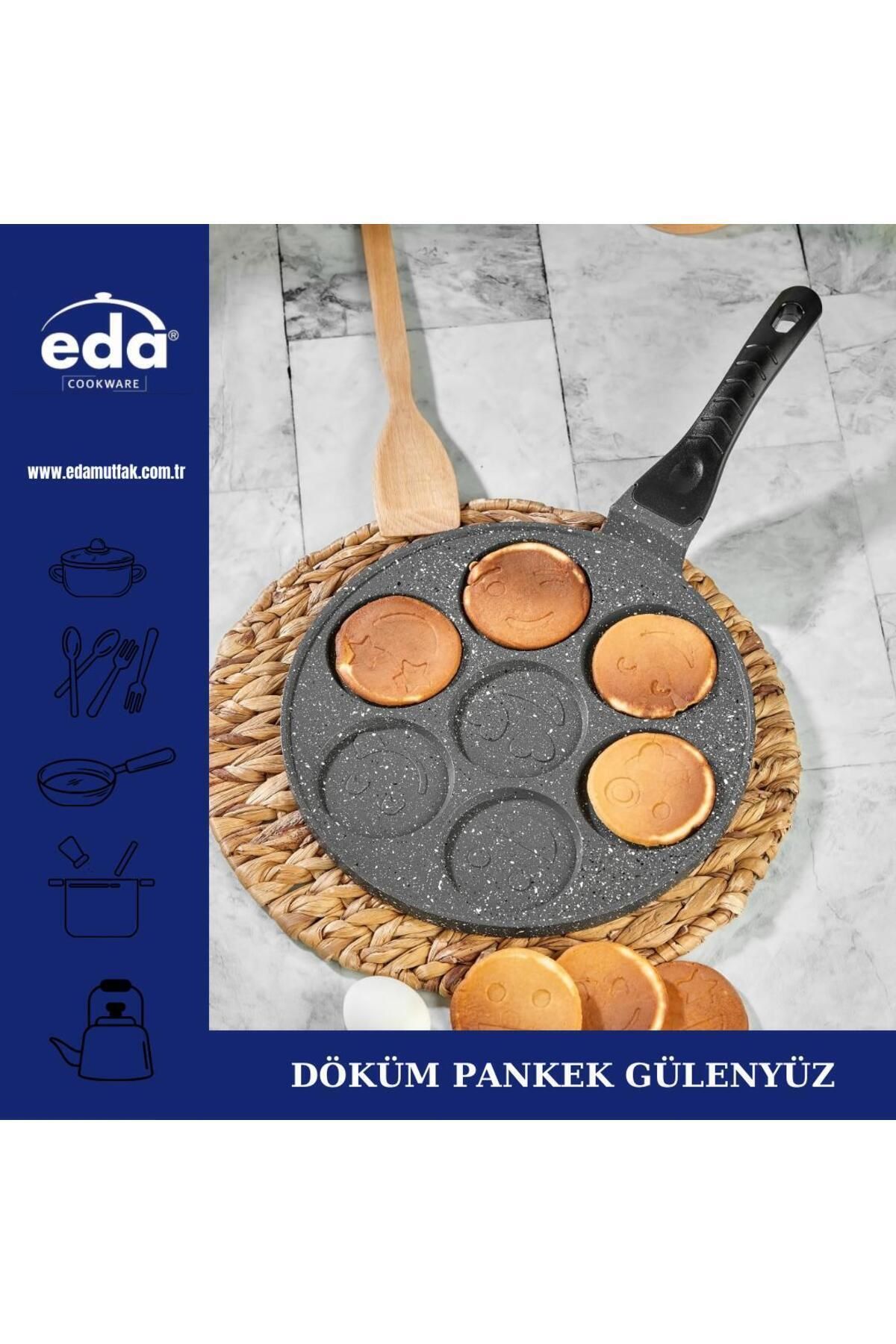 Eda Pankek Tavası Granit Nokta Desenli