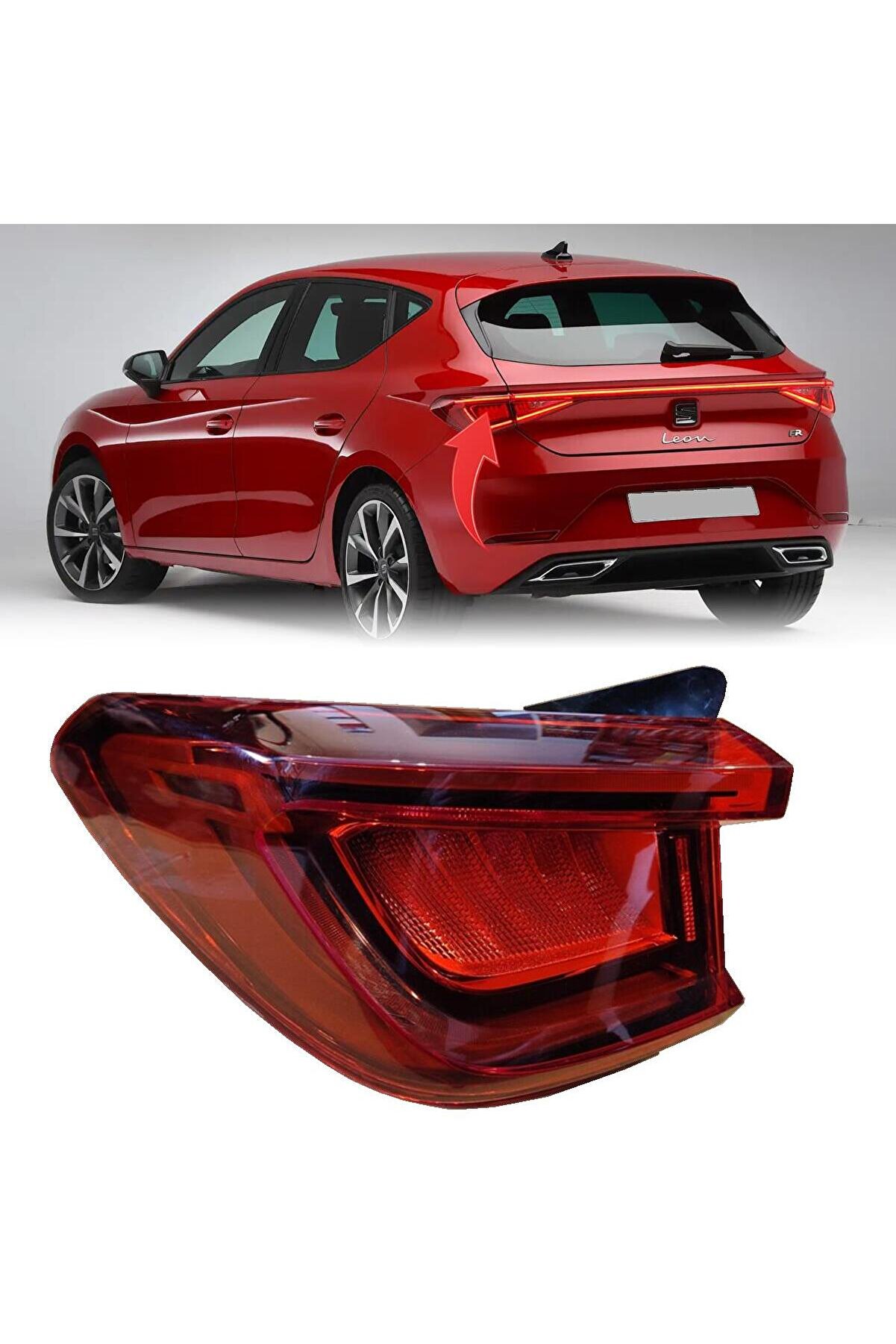 Seat Leon Sol Arka Stop Lambası 2020-2024 5FA945207C