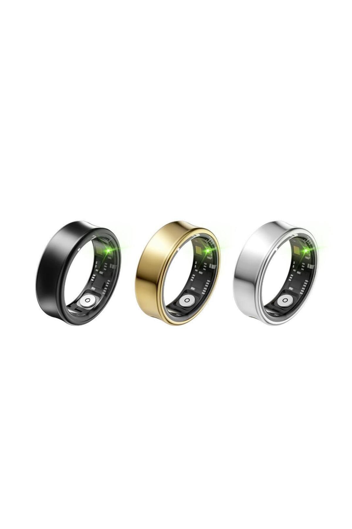 meltobe Xo Rs01 Akıllı Yüzük 10 No 19.9mm Siyah, Tansiyon, Uyku,Adım Sayma,Spor Modları,IOS,Android