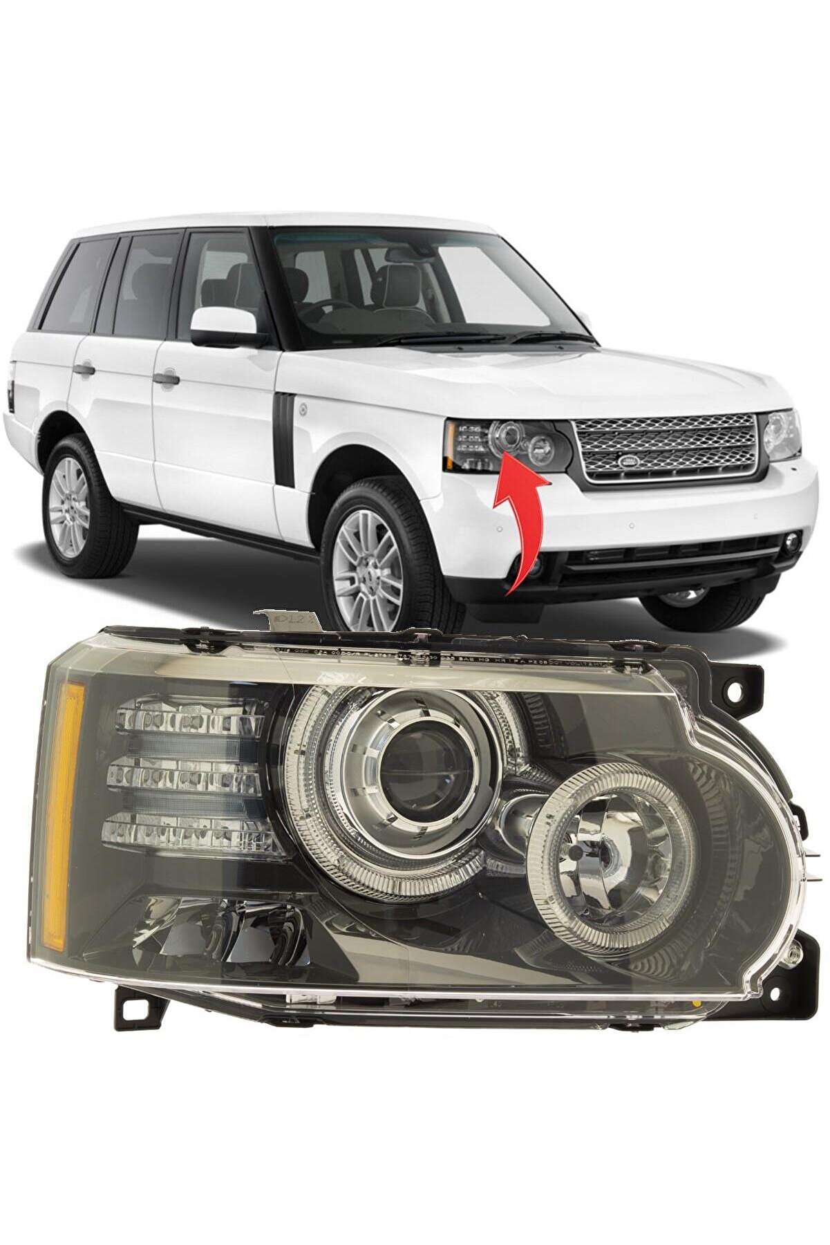 LAND ROVER III VOGUE L322 2010-2012 FAR SAĞ KOMPLE (BEYINLER UZERINDE, TAK CALISTIR) uyumlu