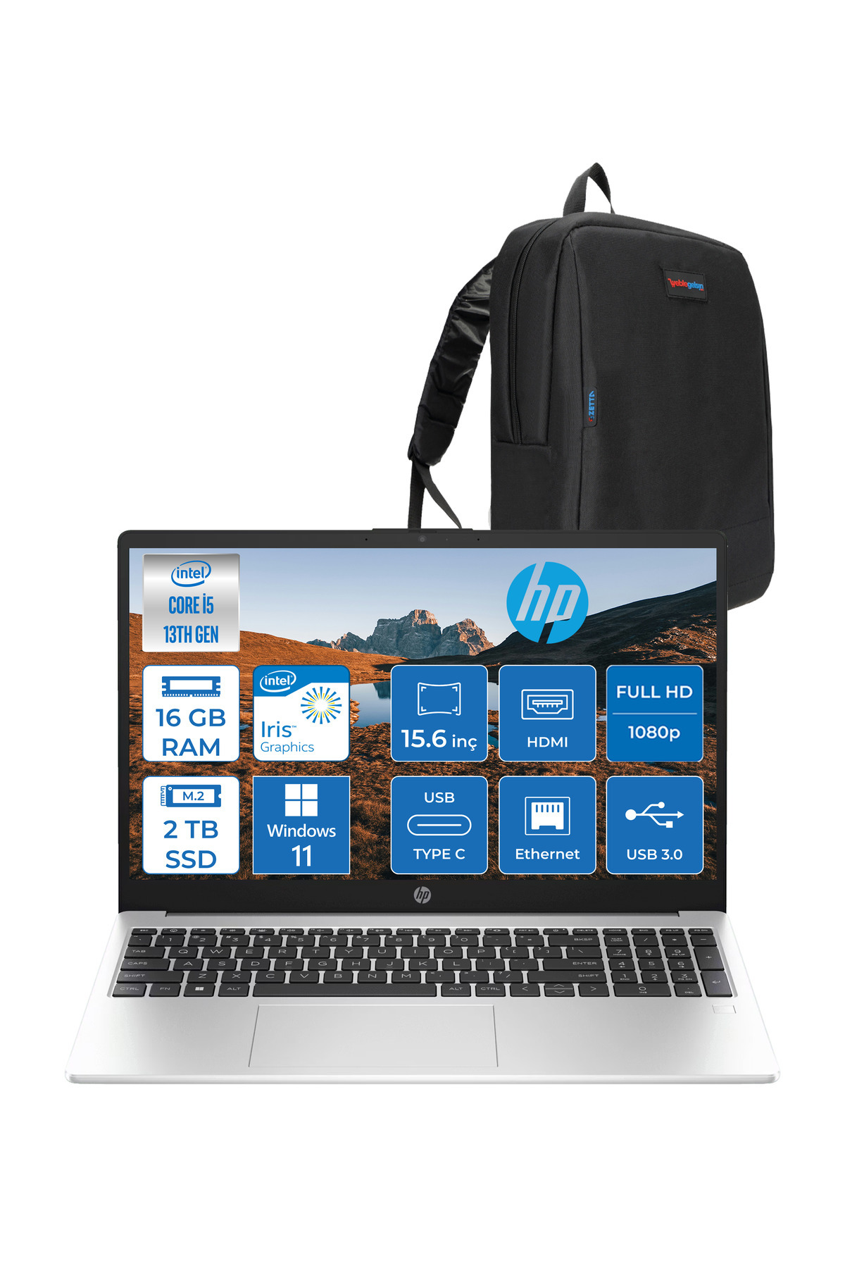 250 G10 Intel Core I5 1334U 16GB 2tb SSD Intel® Iris® X? Grafik WIN11HOME 15.6