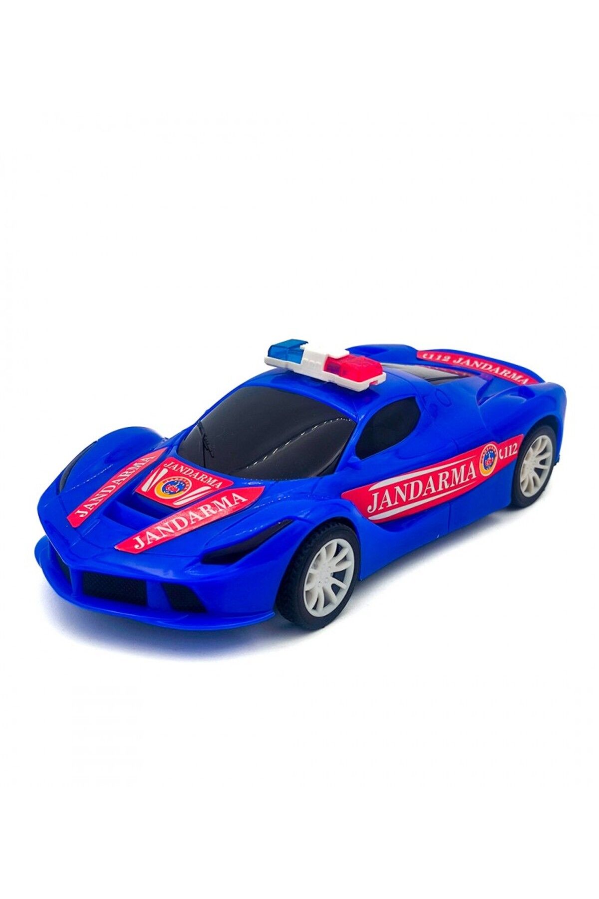 craftivio Sürtmeli Spor Jandarma Arabası Oyuncak Araba 20 cm