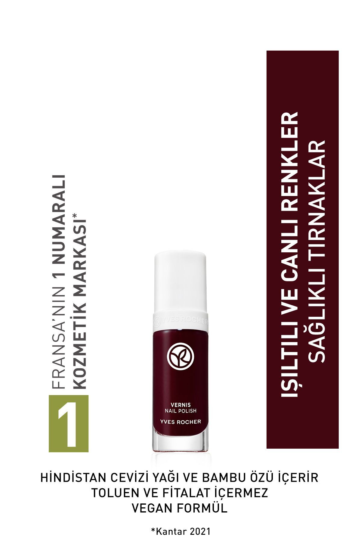 Yves Rocher Go Green Oje-Mürdüm-262