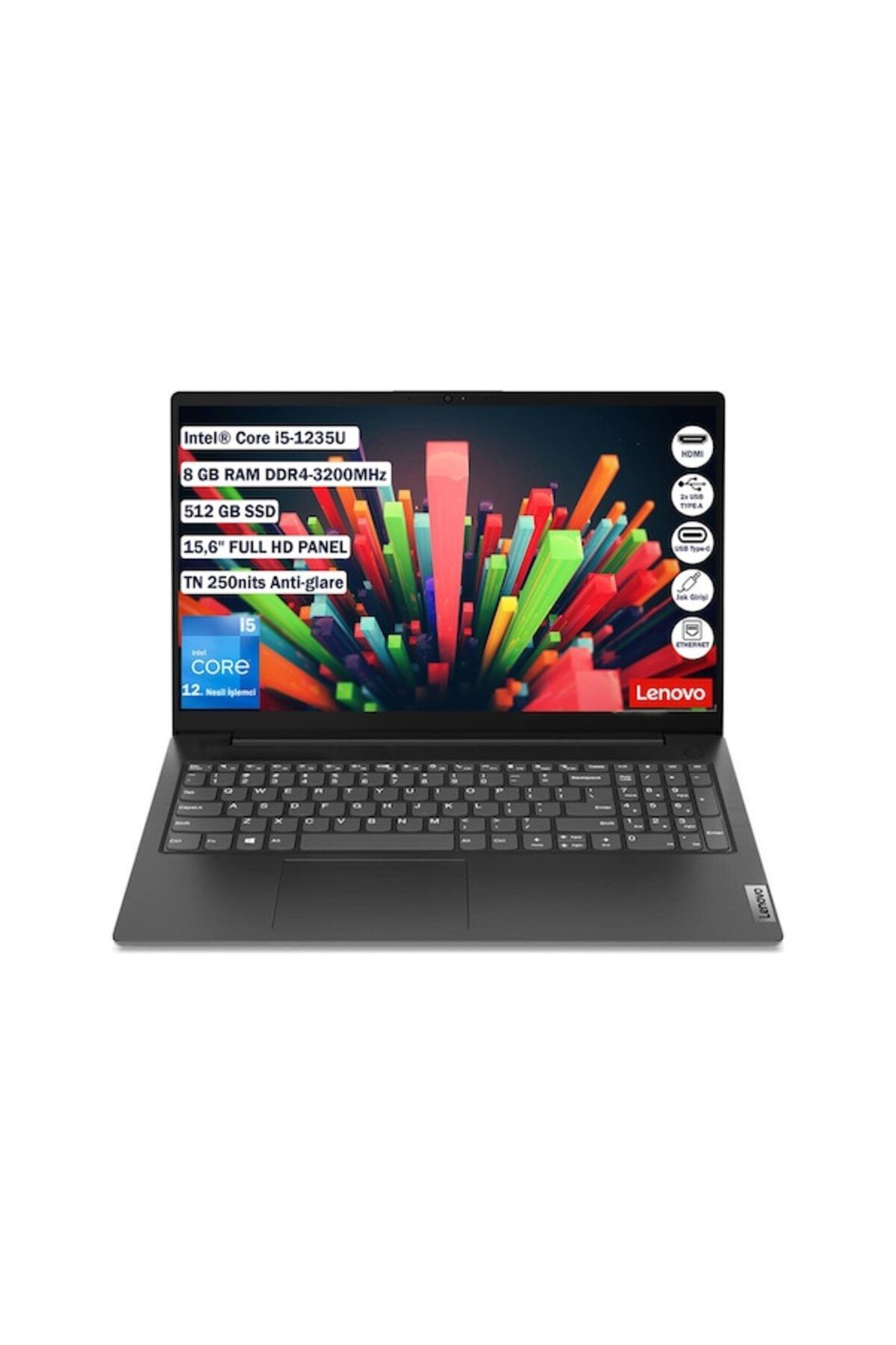 LENOVO Nb V15 82tt00a5tx I5-1235u 8 Gb 512gb Ssd15.6"dos Ob