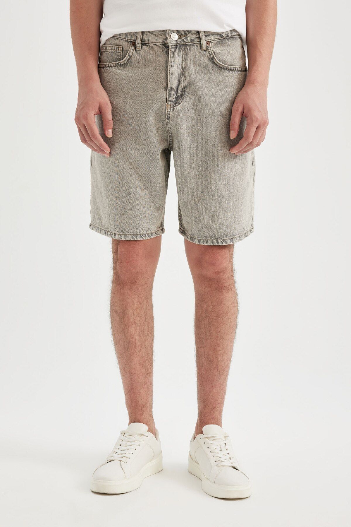 Defacto Straight Fit Jean Bermuda Şort D3879AX24SM