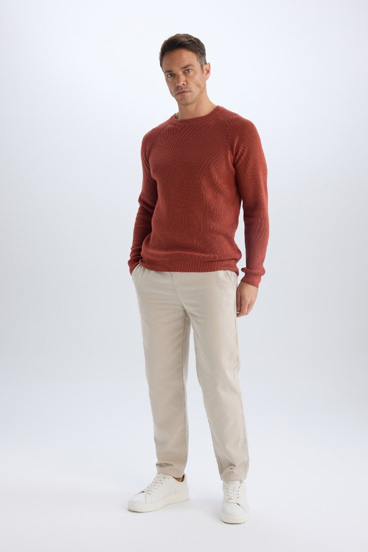 Defacto %100 Pamuk Regular Fit Normal Kesim Yazlık Jogger Pantolon D1045ax25sp