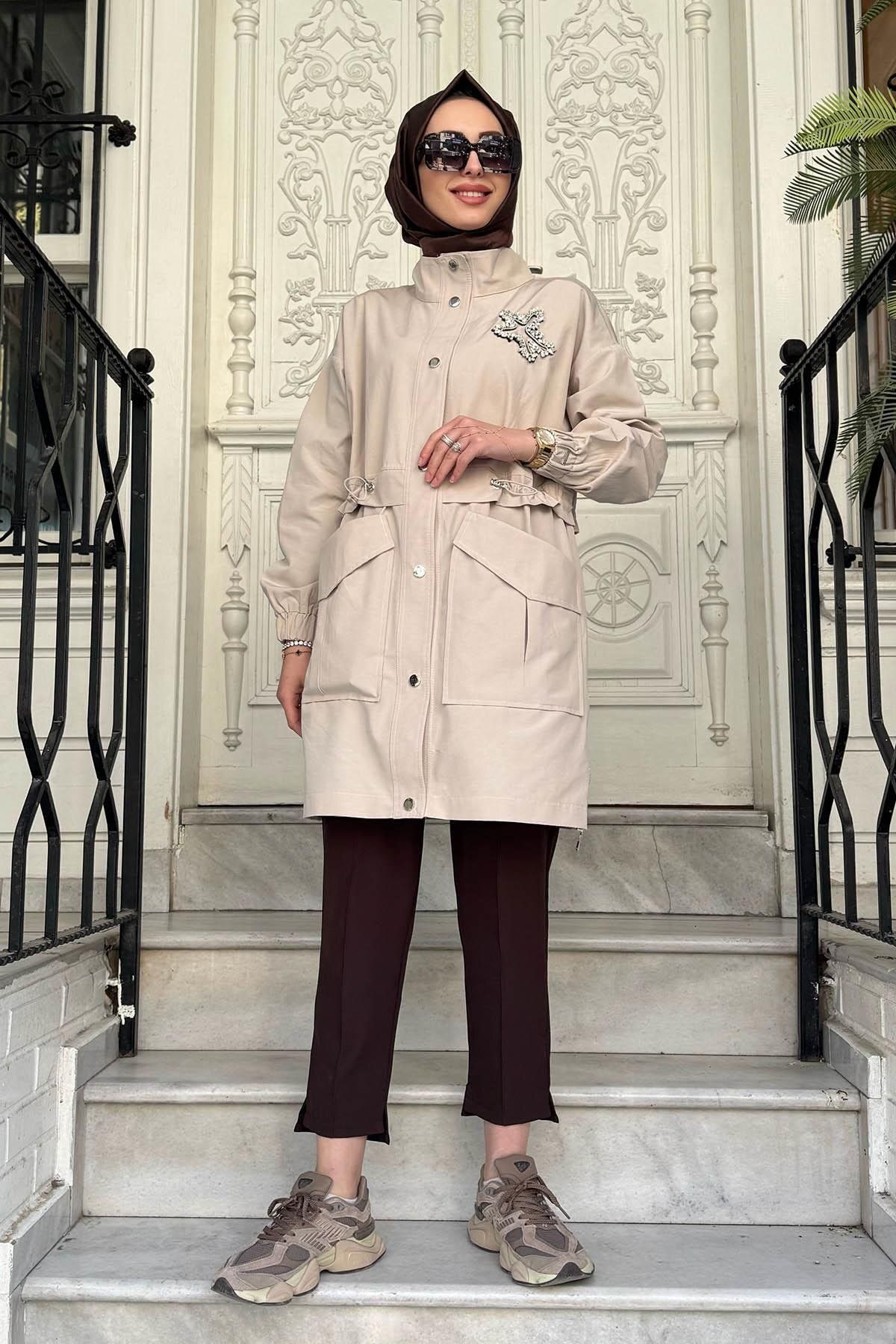 Moodbasic Trençh Mb25.69 Bej