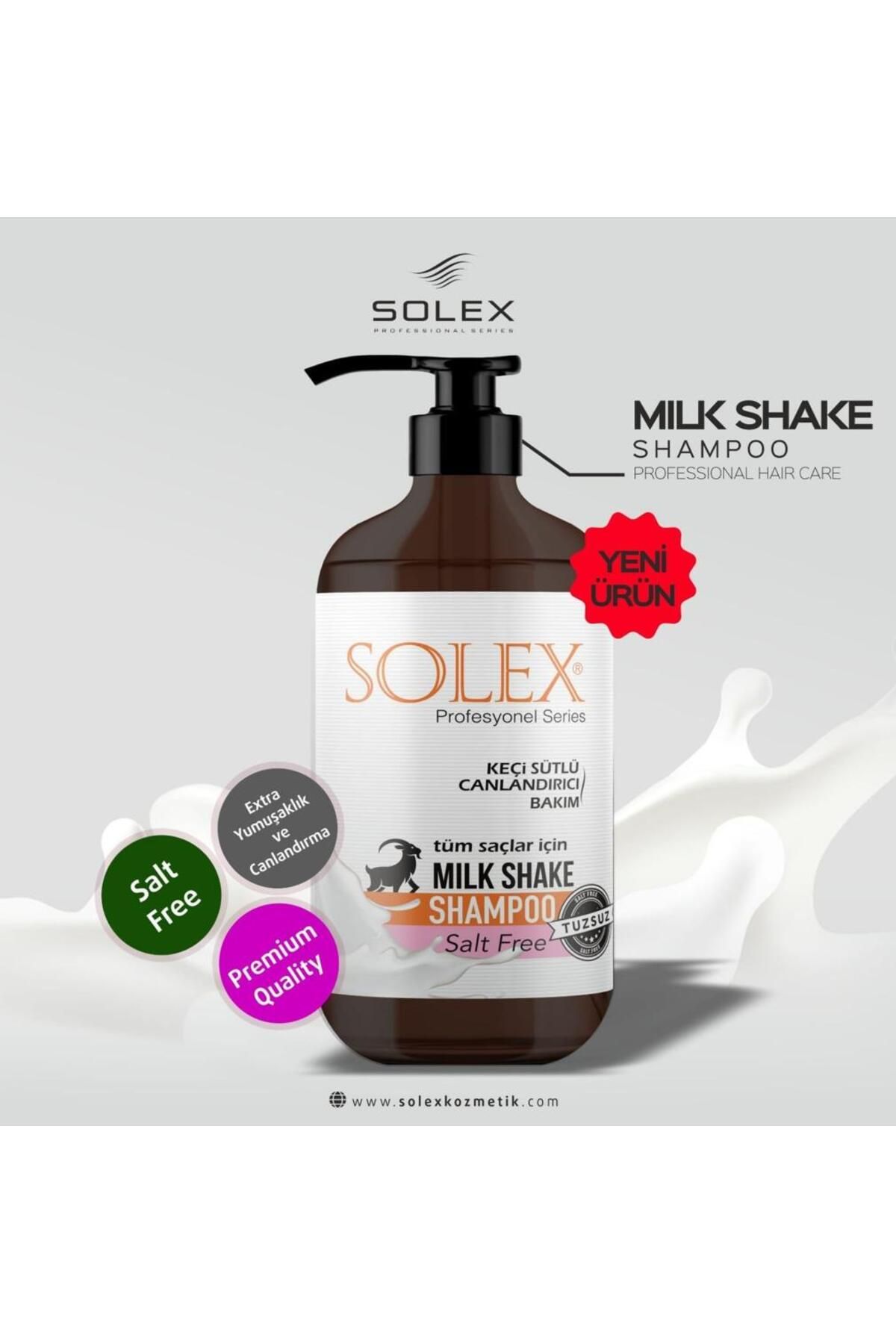 Solex Tuzsuz Professıonal Serıes Milk Shake (Keçi Sütlü) Şampuan 1.000 ml