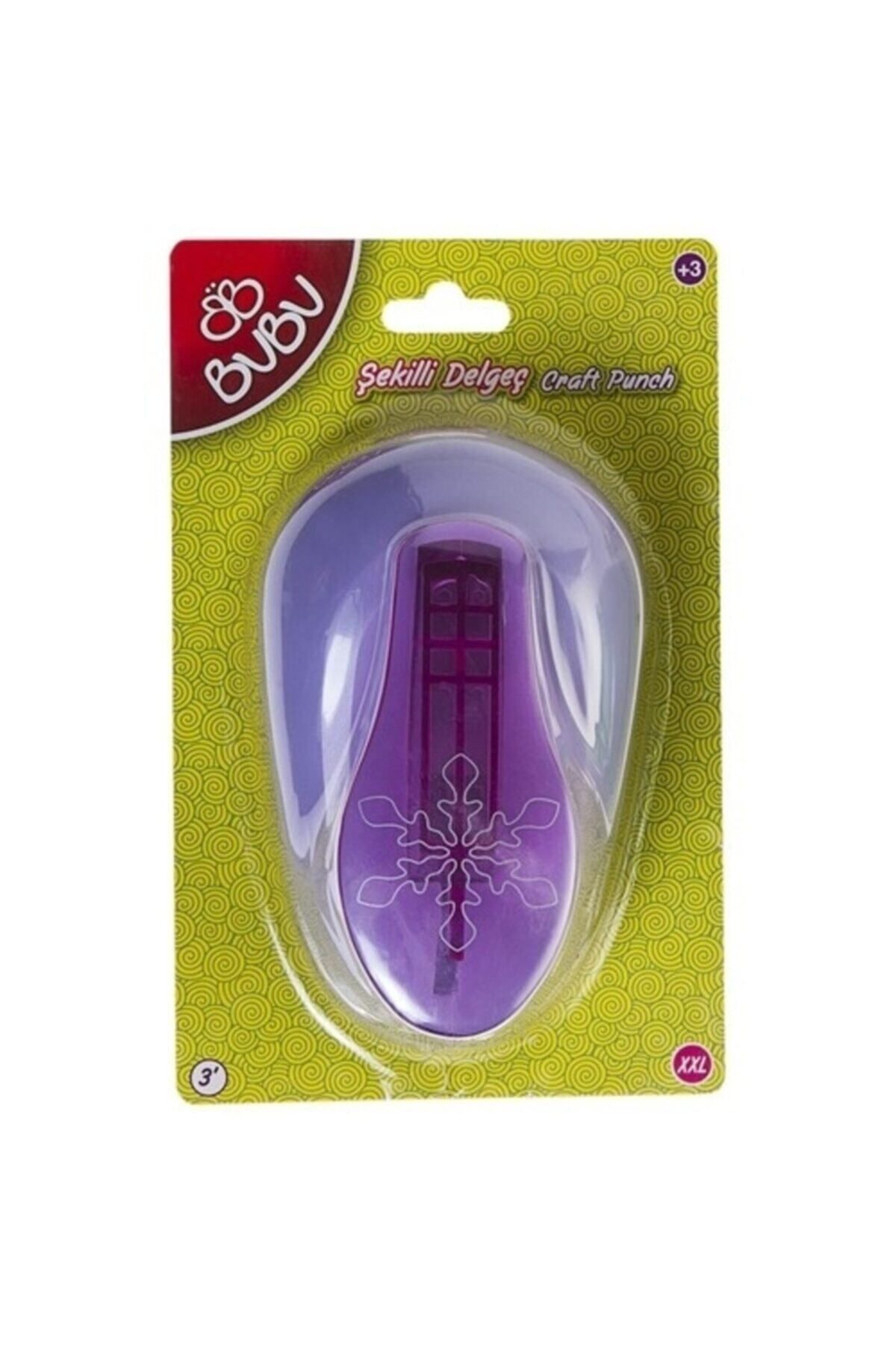 Bubu Bu-Bu Şekilli Eva Ve Kağıt Delgeç Kar Tanesi 3 Xxl BUBU-DE0016
