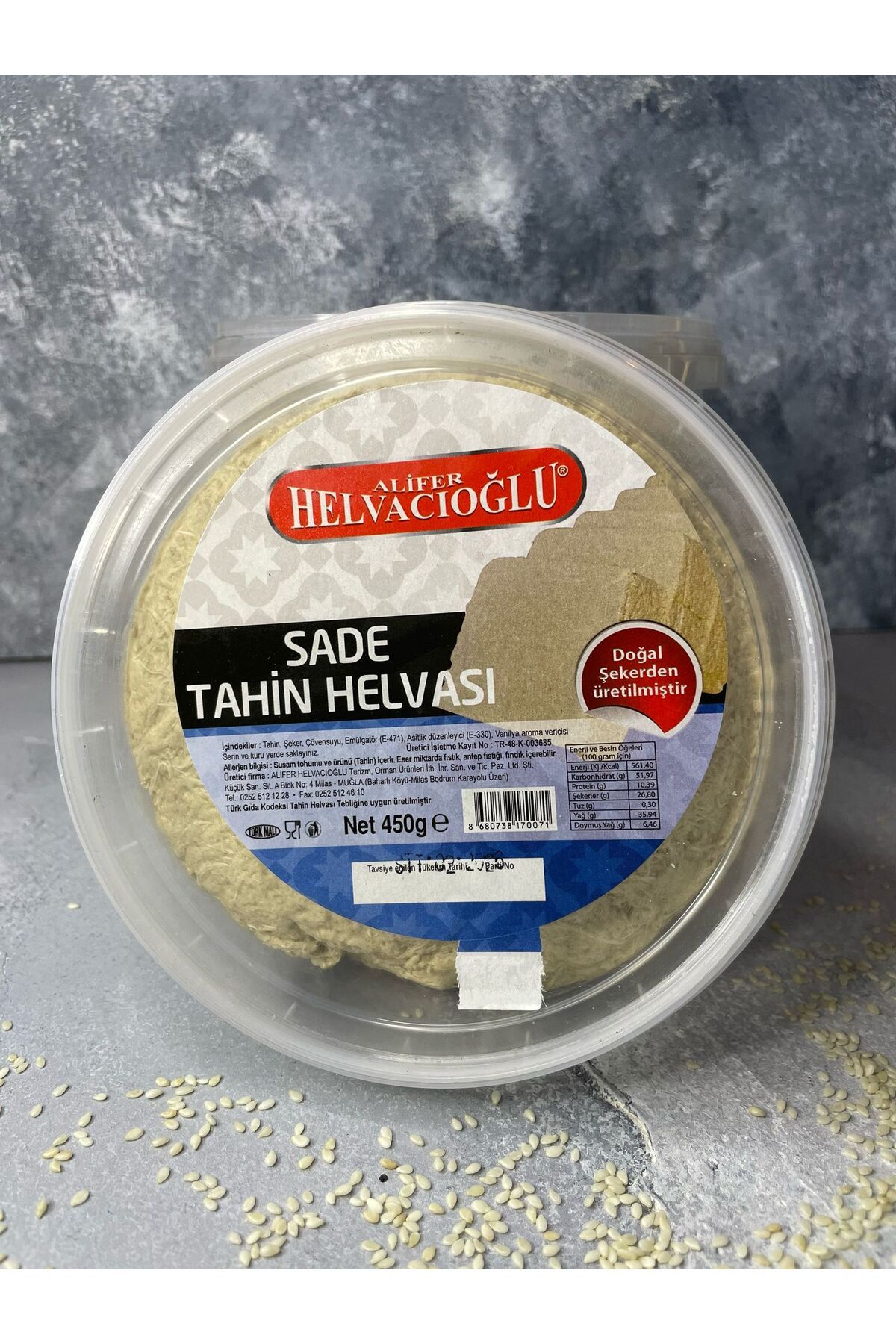 Helvacıoğlu sade tahin helvası