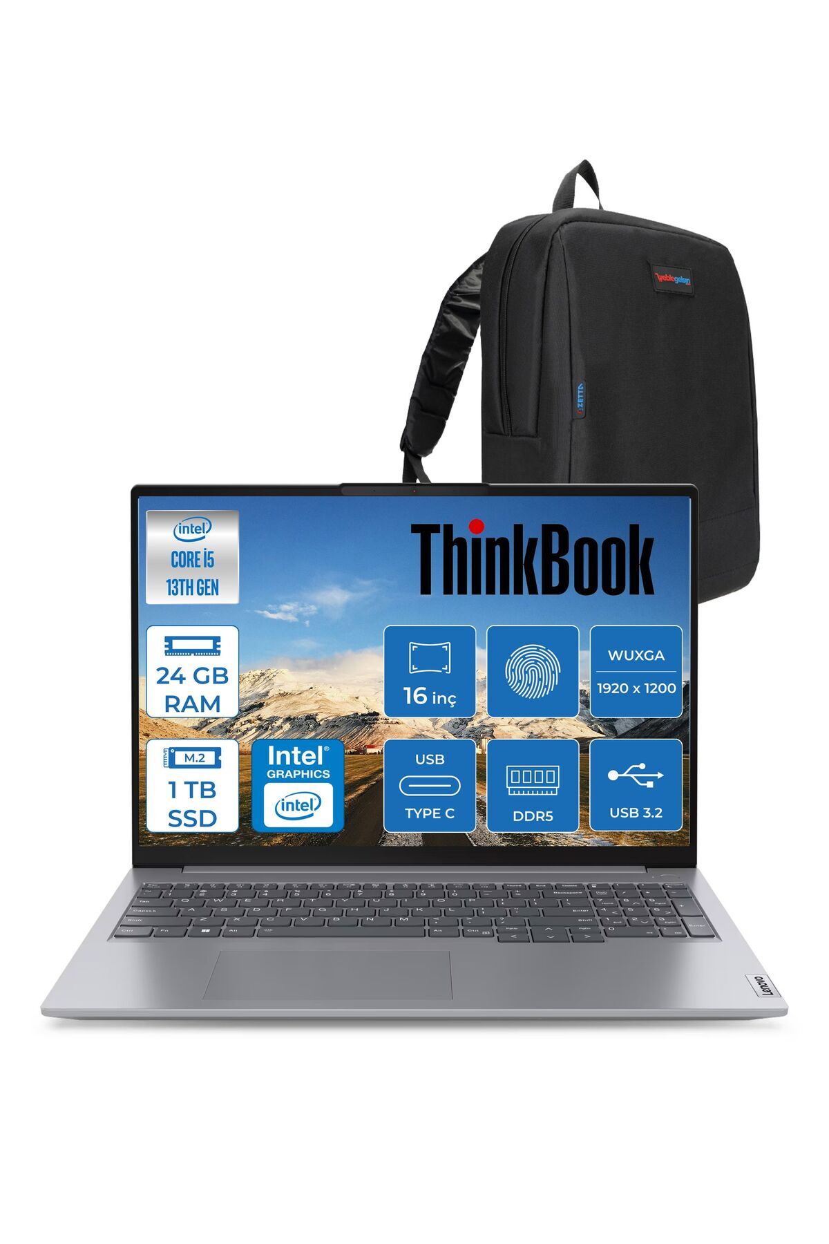 Thinkbook 16 G6 Irl I5 13420H 24GB Ddr5 1tb SSD 16