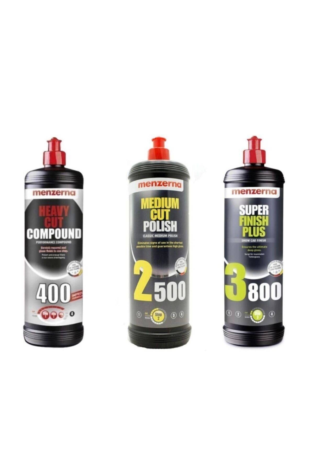Menzerna Yeni 400, 2500, 3800 Pasta Hare Giderici Set-1 Litre