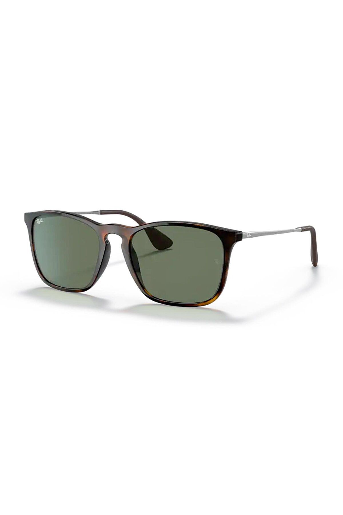 Ray-Ban Rb 4187 71071 54 Chris Unisex Kahverengi Güneş Gözlüğü