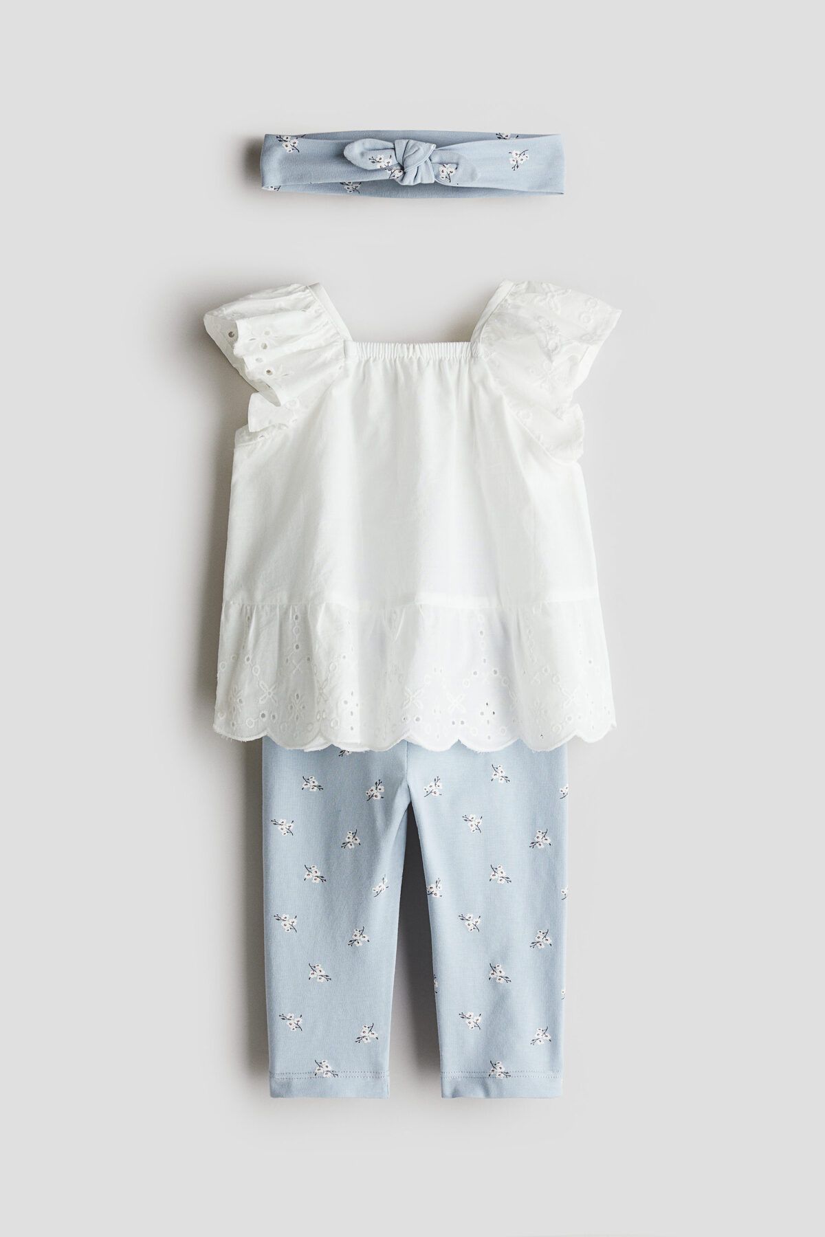 H&M 3 Parçalı Pamuklu Set