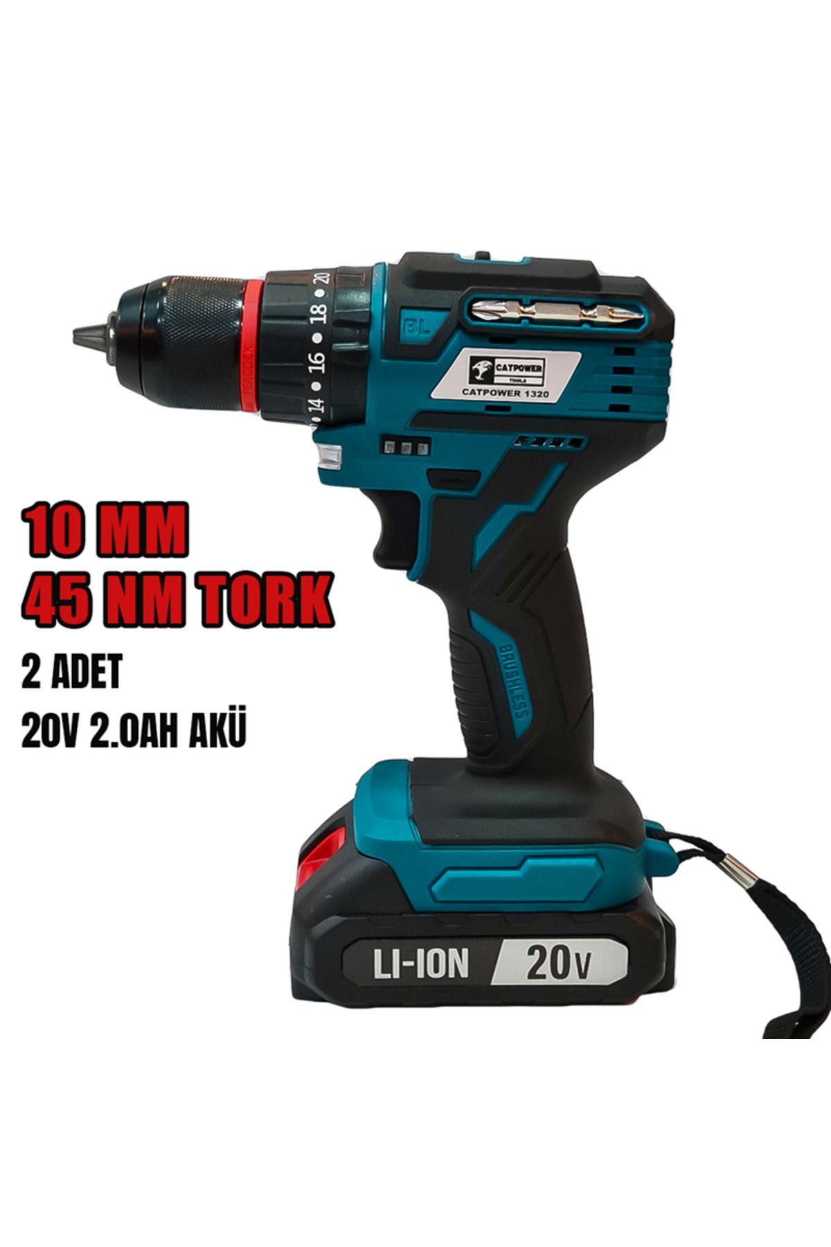 Cat Power Catpower 1320 Akülü Darbeli Vidalama Li-Ion Kömürsüz