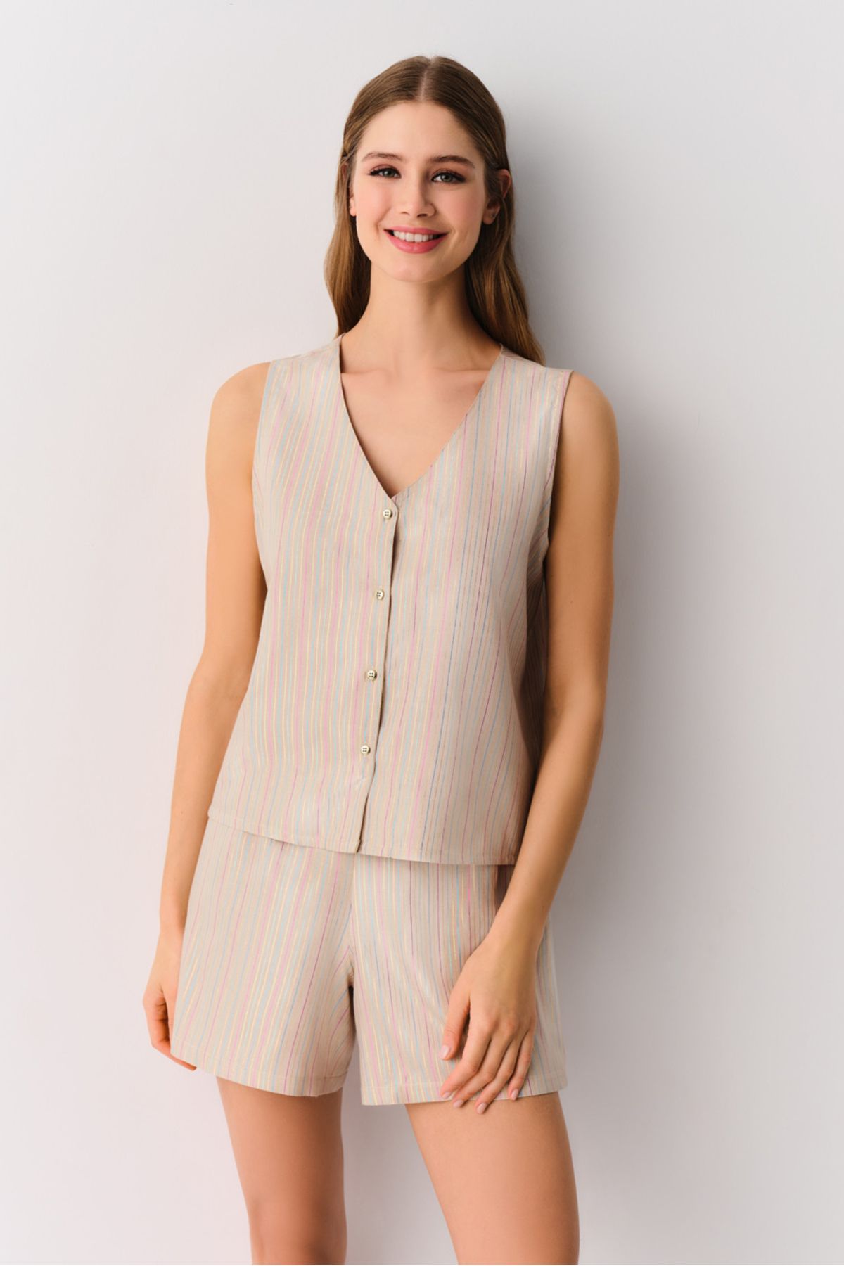 Suwen Alessia Şort Pijama Takımı