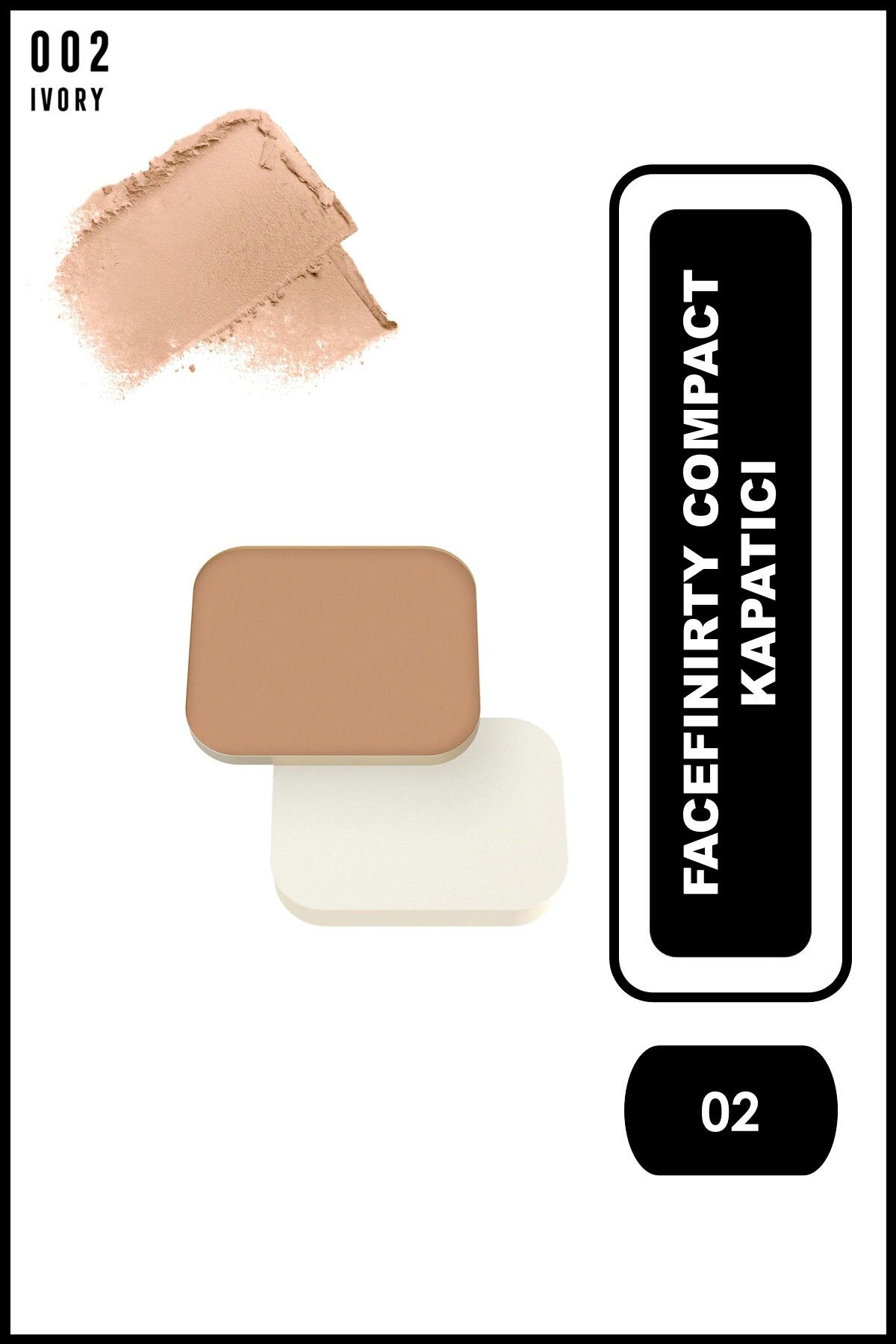 Max Factor FACEFINITY COMPACT FDT REFILL 02 IVORY