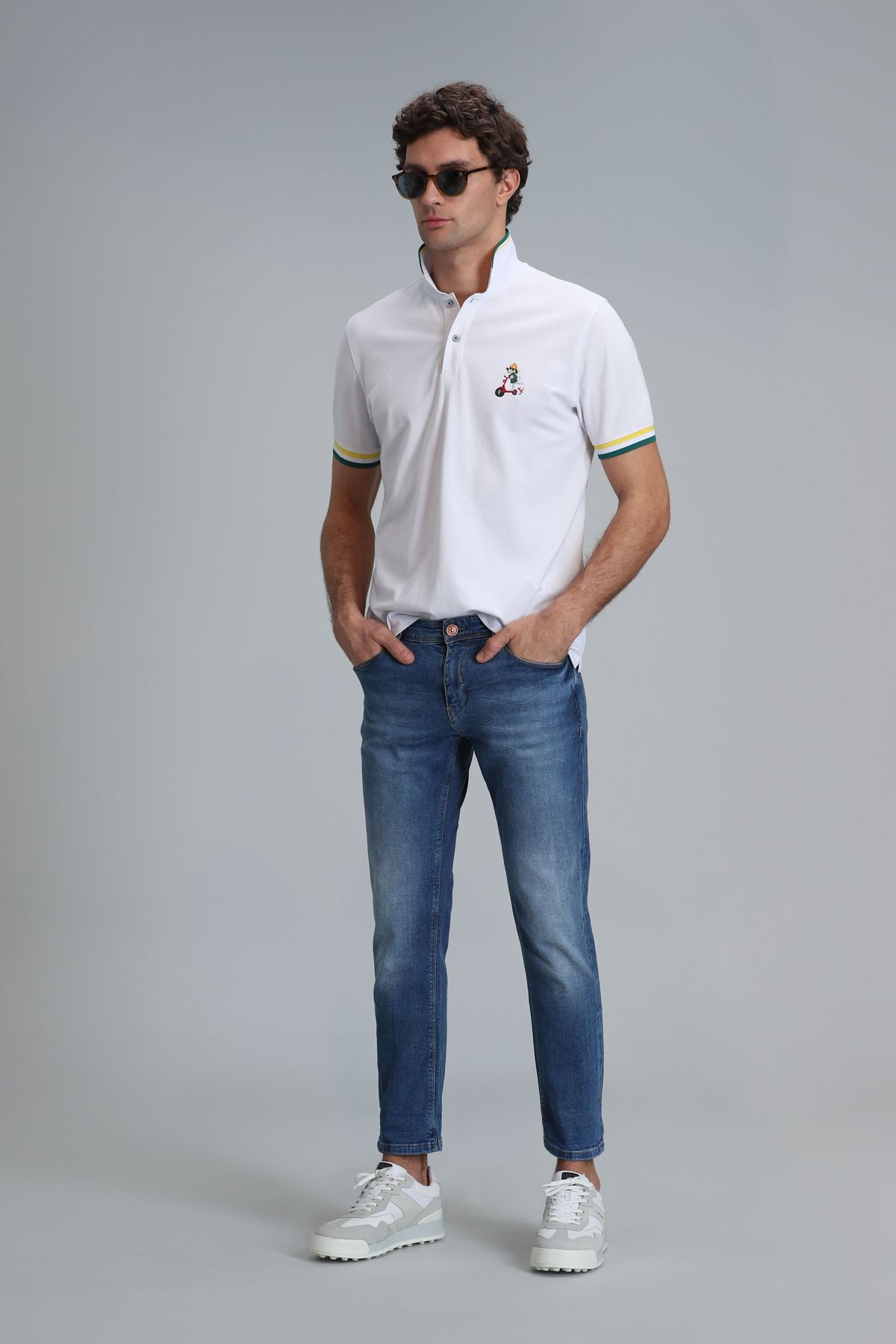 Lufian Davıd Smart Jean Erkek Pantolon Regular Fit Mavi