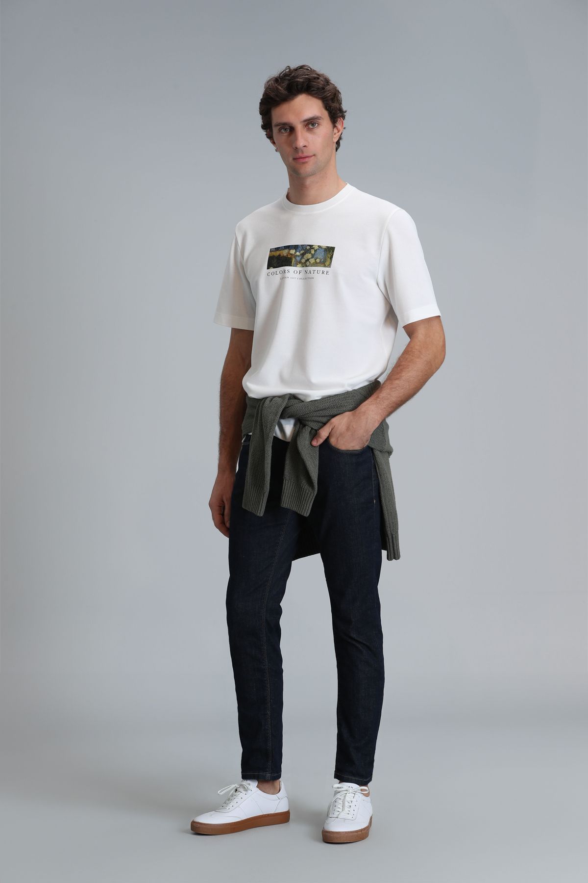 Lufian Jacob Smart Jean Erkek Pantolon Regular Fit Mavi