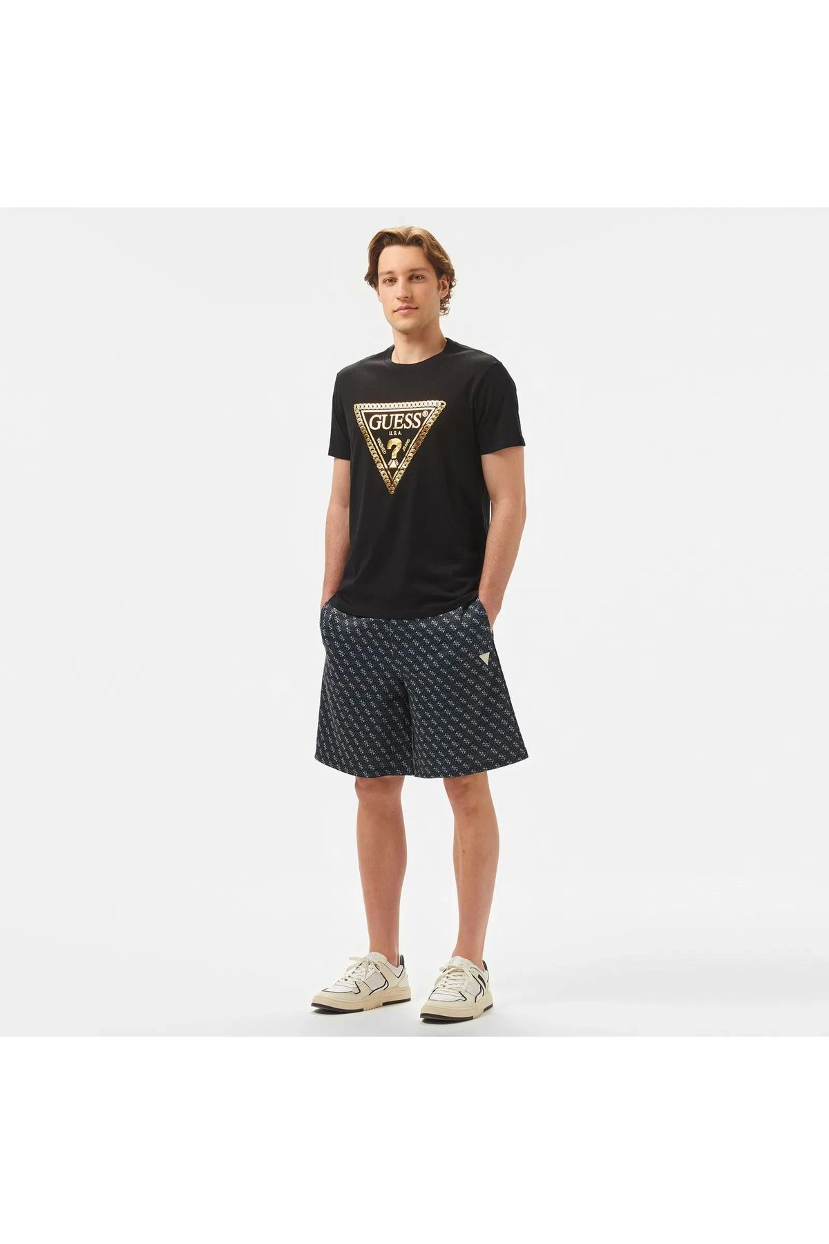 Guess Korbın Short Erkek Siyah Şort Z4yd03fl04q-p9qc