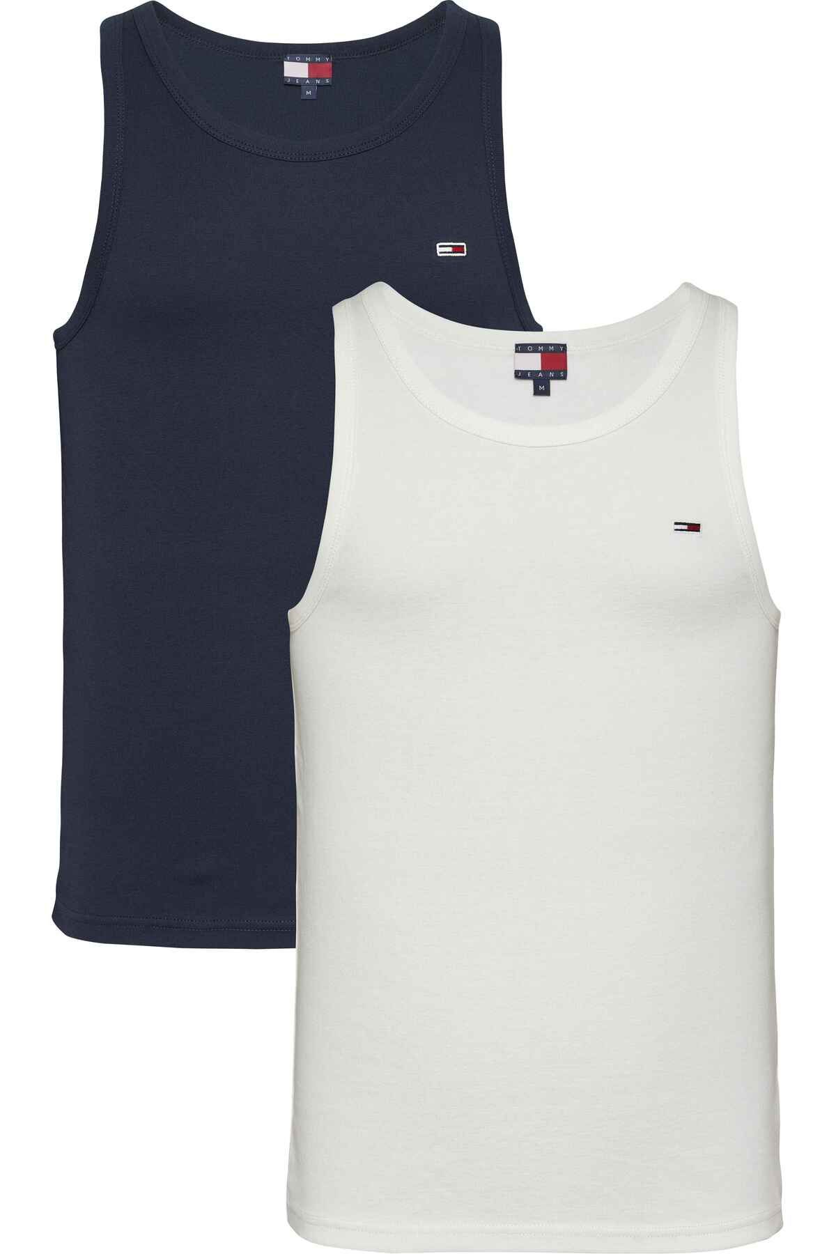 Tommy Hilfiger Marka Logolu Slim 2'li Atlet