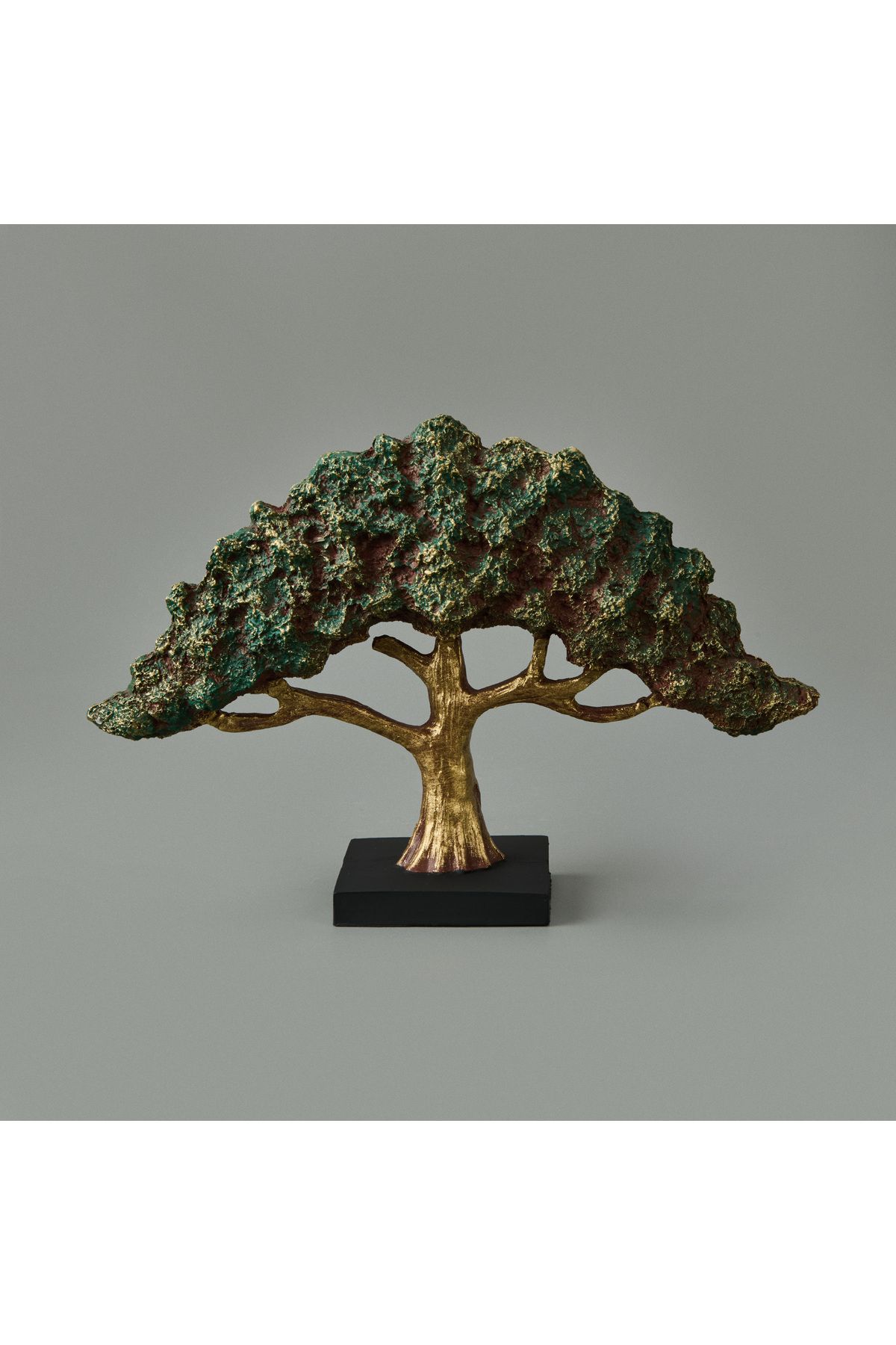 Evidea Deco Bonsai Dekor - Yeşil / Kahverengi - 22 cm