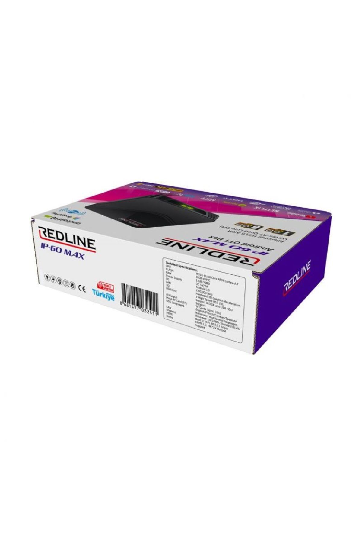 Redline Ip-60 Max Android 10 / 4k Tv Box