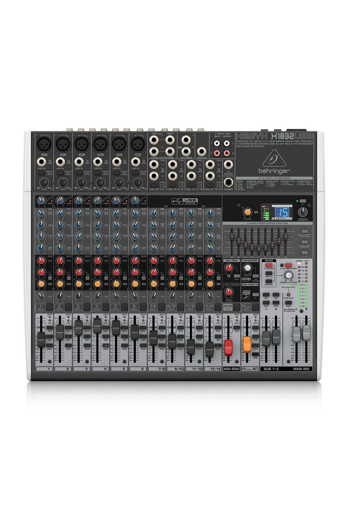 Behringer Xenyx X1832usb Premium 18-kanal 3/2-bus Analog Mixer