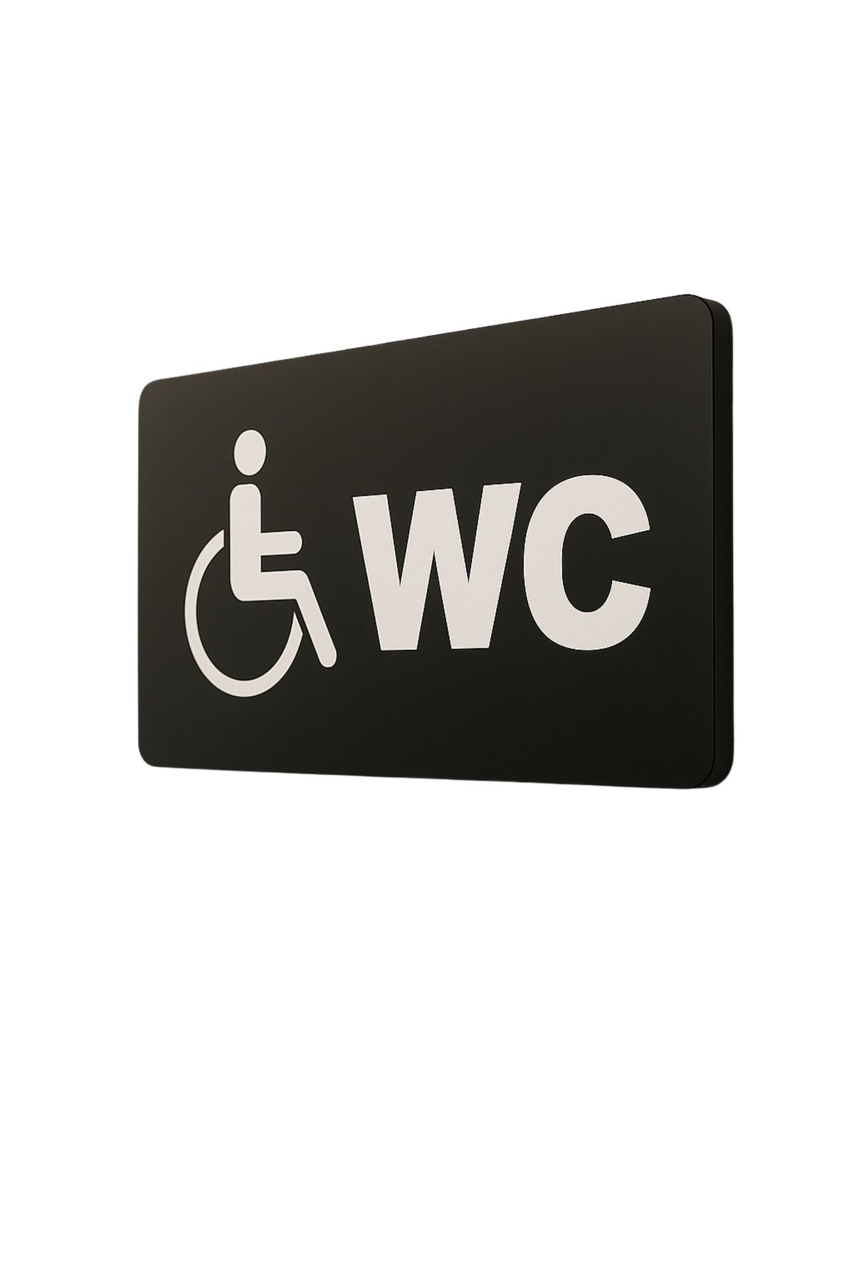 Happynesso WC Yönlendirme Serisinden ENGELLİ WC Tabelası 22 cm X 8 cm