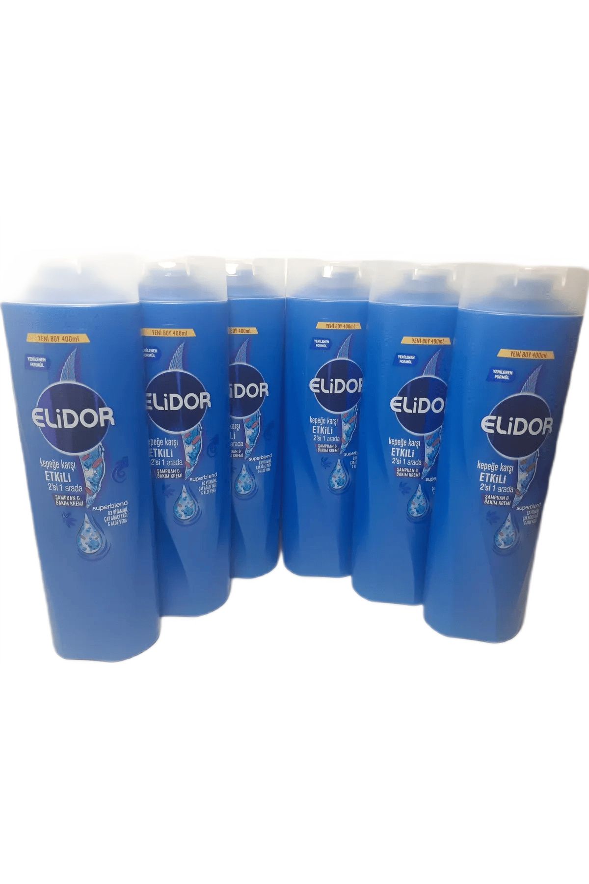 Elidor Kepeğe Karşı Etkili Şampuan 2 Si 1 Arada 400 Ml X 6 Adet