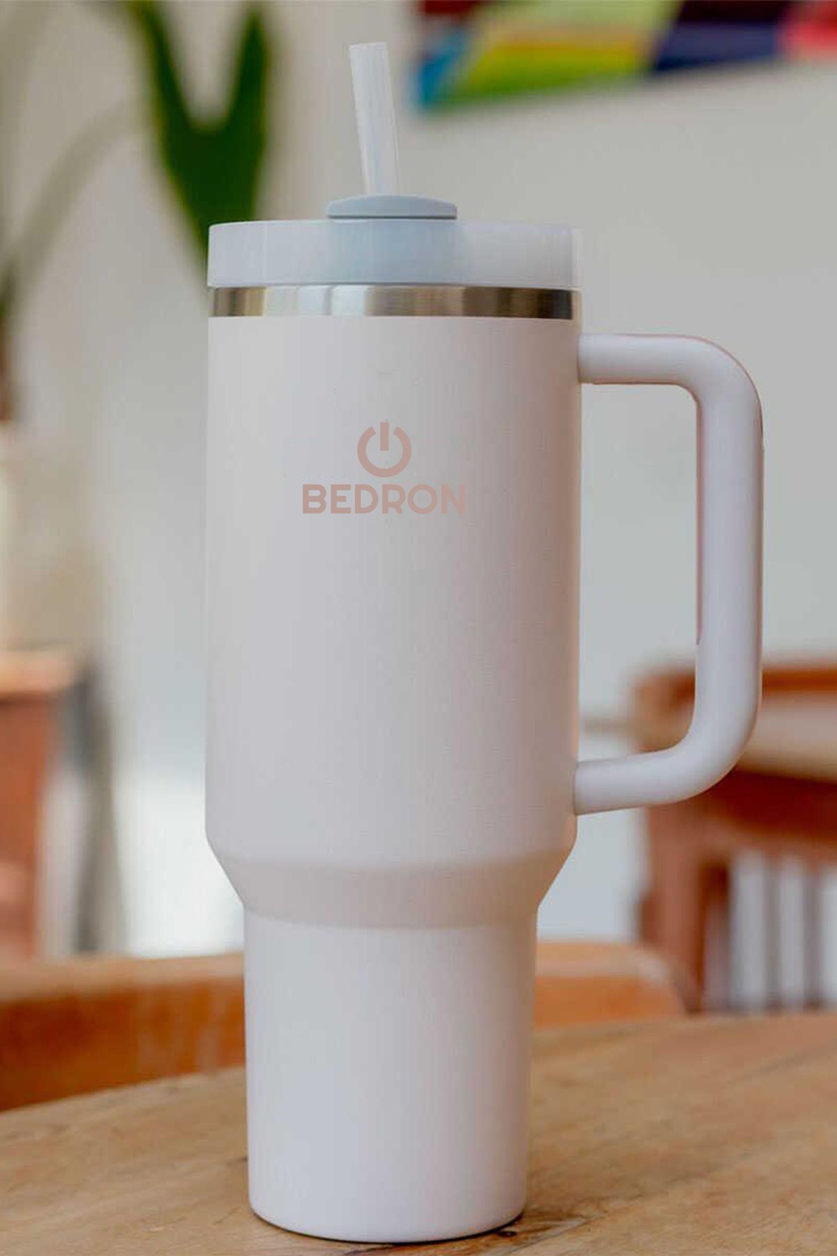 BedrON Pipetli Termos Bardak Matara 1.18 L
