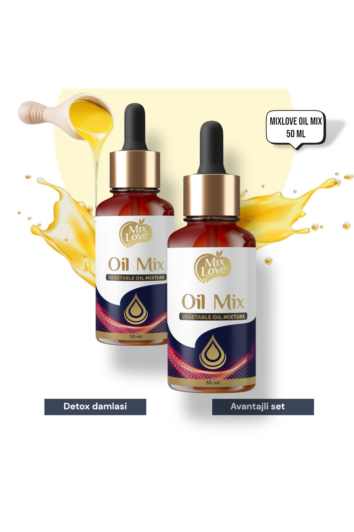 mixlove Avantajli 2li paket oil mix Detox