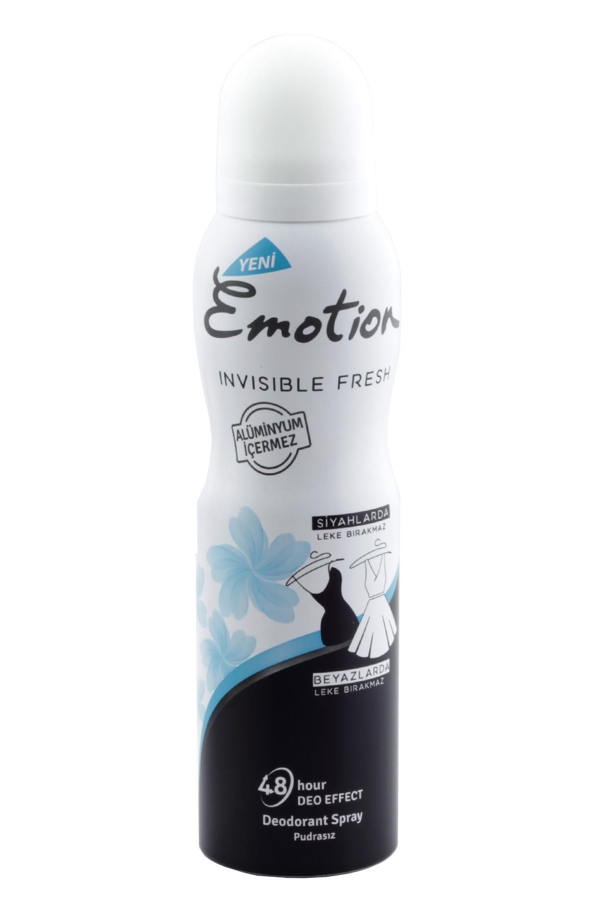Emotion Kadın Deodorant 150 ml Invisible Fresh X2 Adet