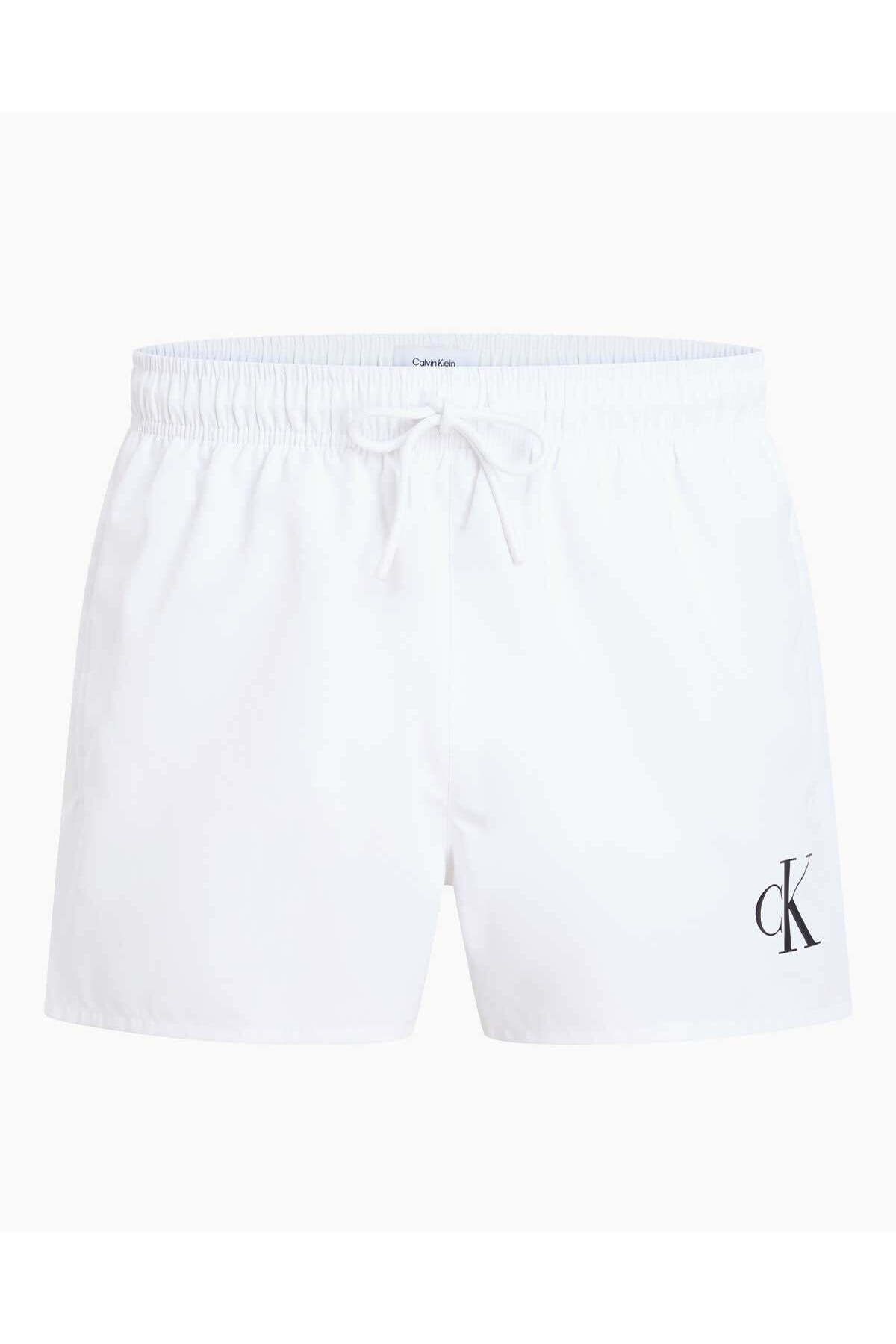Calvin Klein Calvin Klein Drawstring Logo Yazılı Deniz Şort