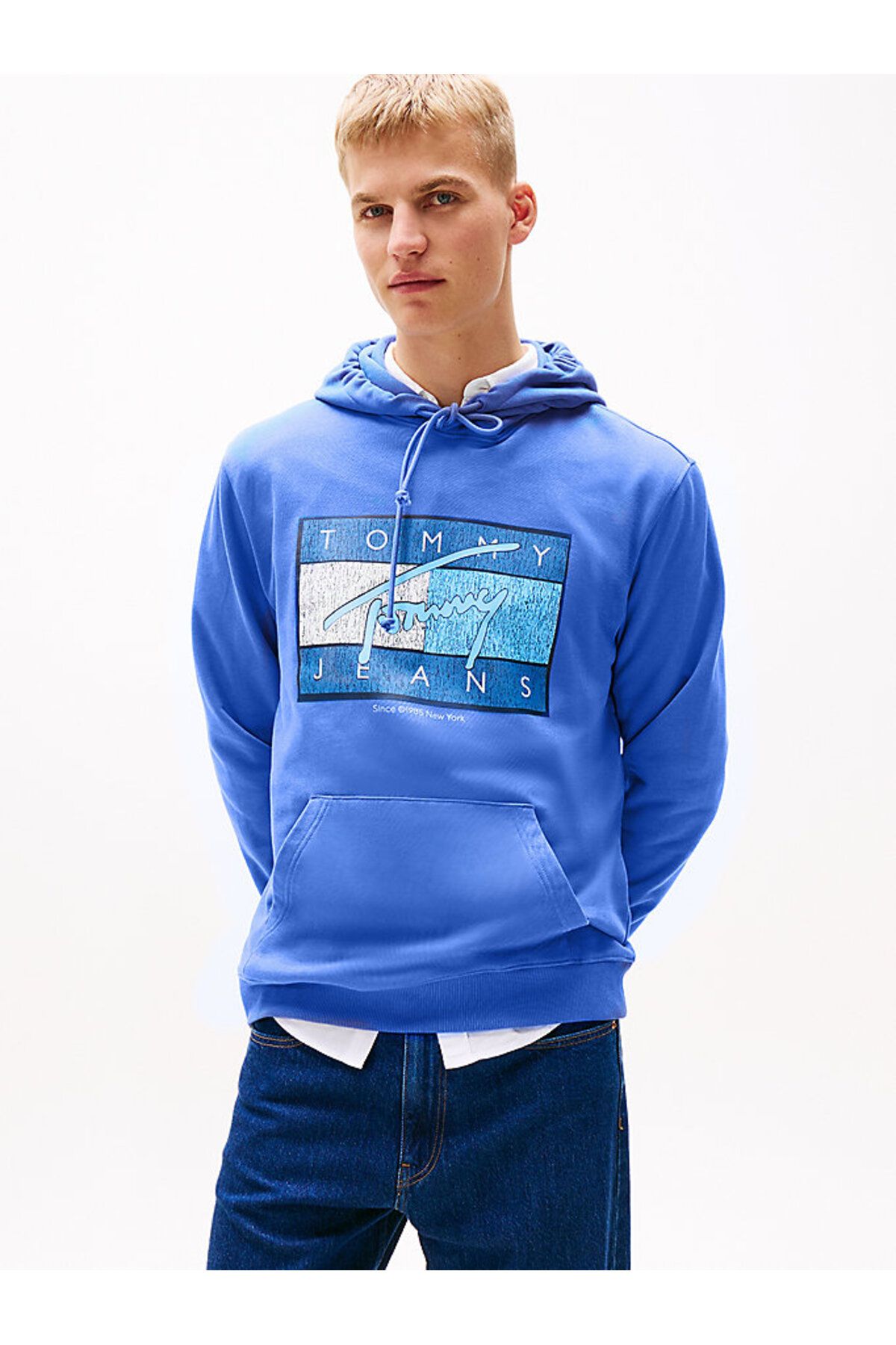 Tommy Hilfiger Tjm Reg Dna Flag Twıst Hood Ext