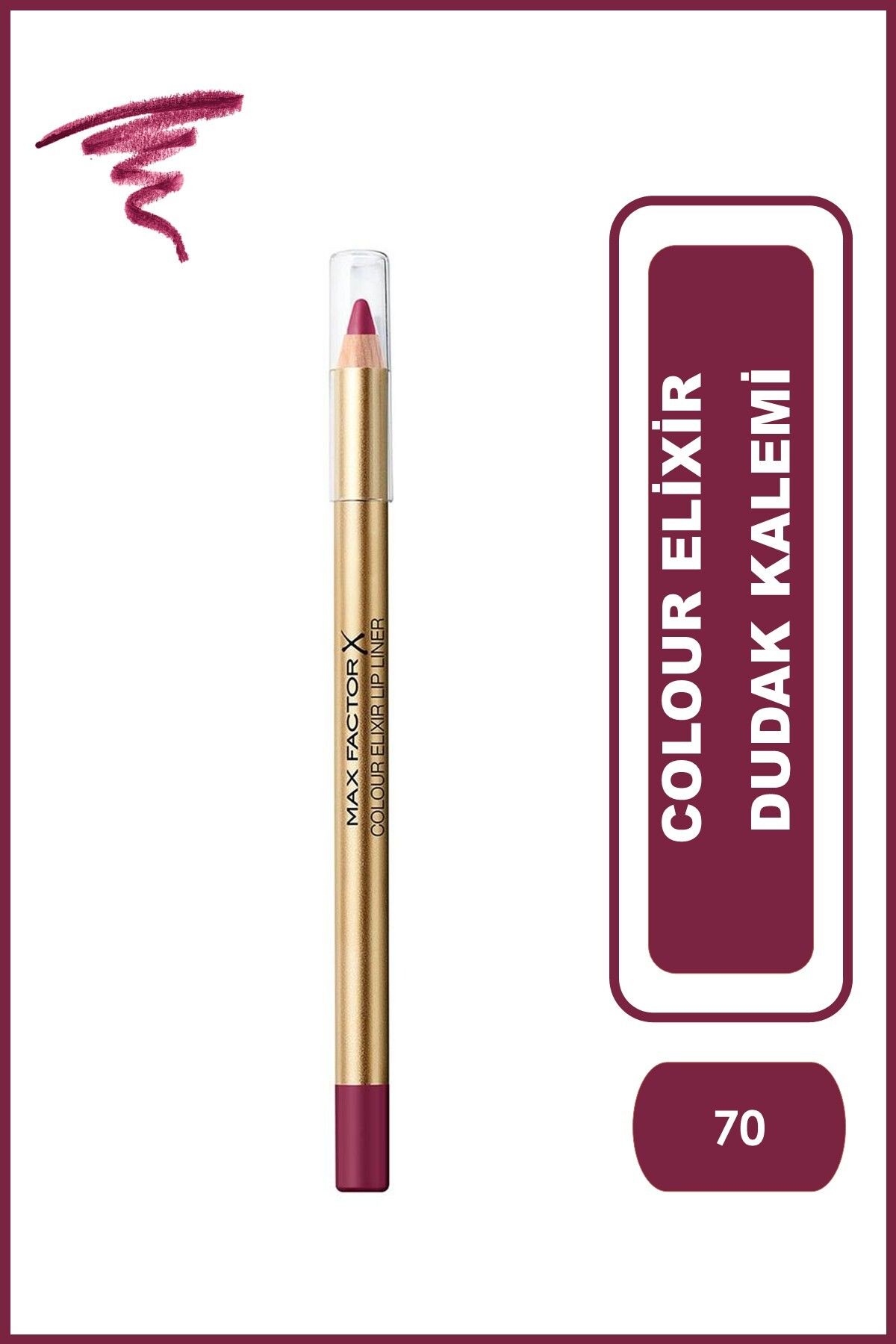 Max Factor Dudak Kalemi Colour Elixir Lip Liner 70 Deep Berry