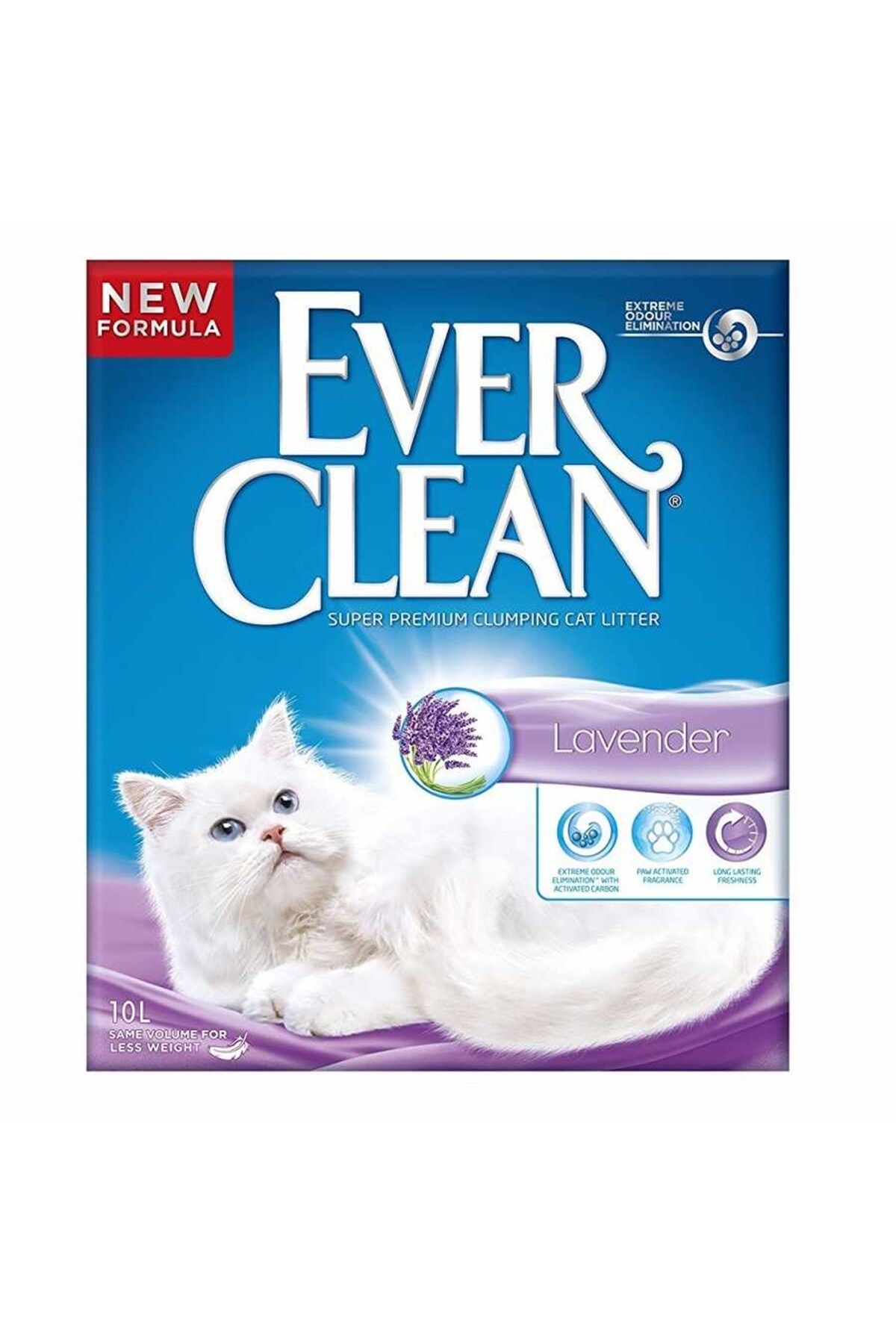 Ever Clean Lavender Lavanta Kokulu Ince Taneli Topaklaşan Kedi Kumu 10 L