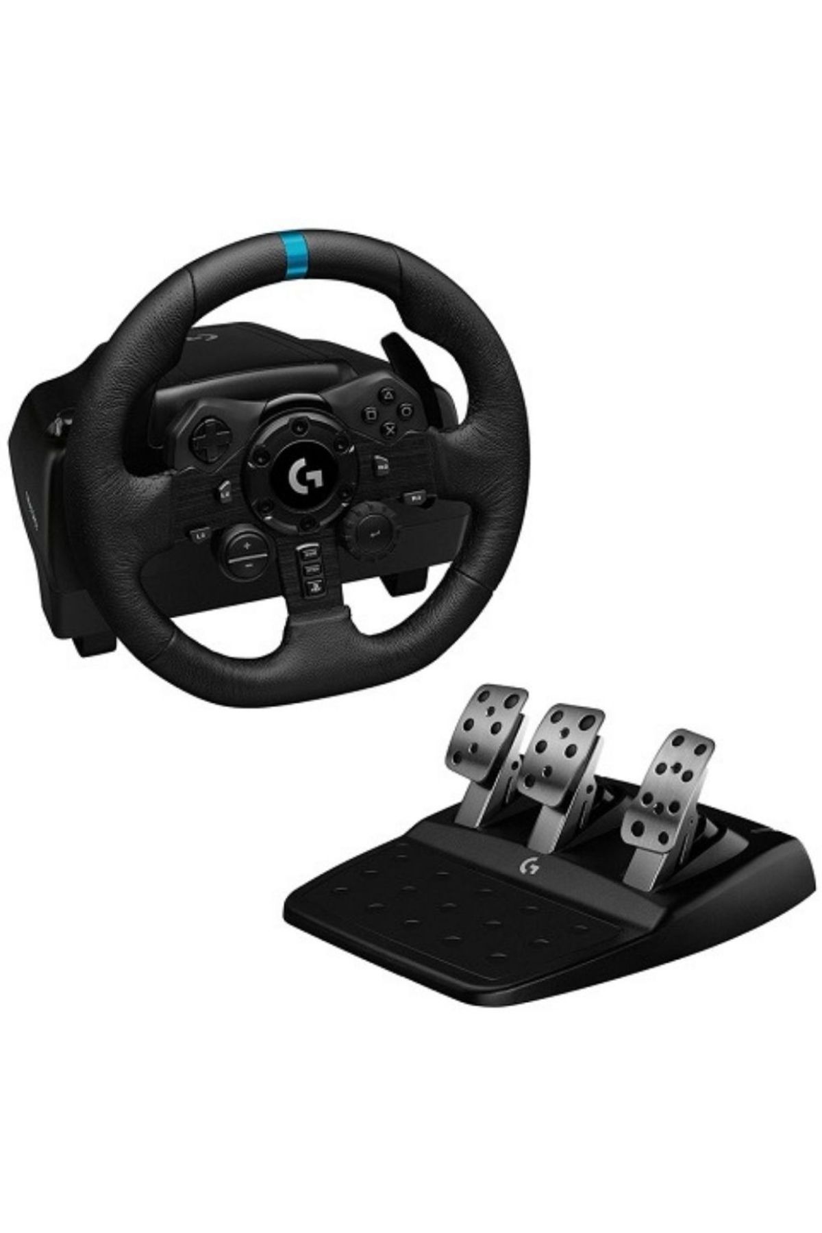 logitech G G923 Ps5, Ps4 Ve Pc Ile Uyumlu Siyah Yarış Direksiyonu Ve Pedalları - 941-000149