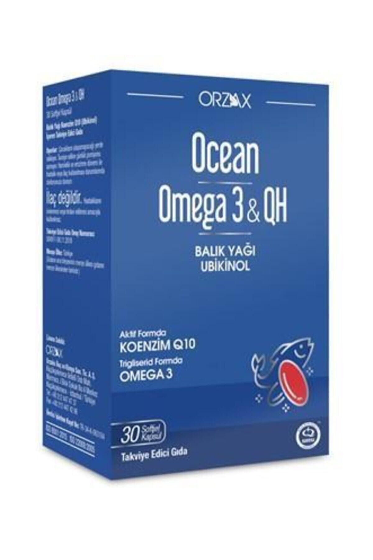 Ocean Omega 3 & Qh 30 Yumusak Kapsul 8697595872086