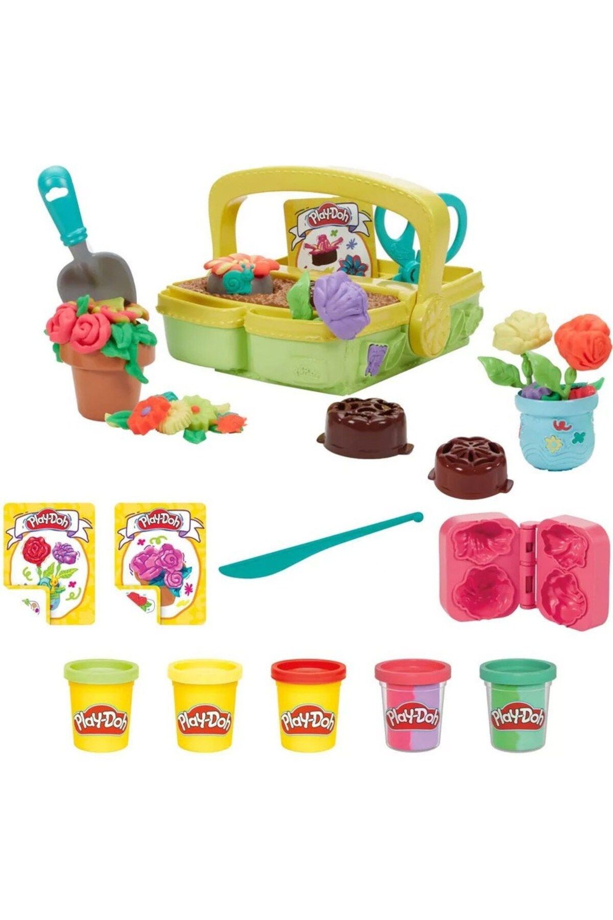 Hasbro Playdoh Play-Doh Renkli Çiçekler Botanik Oyun Seti G0492