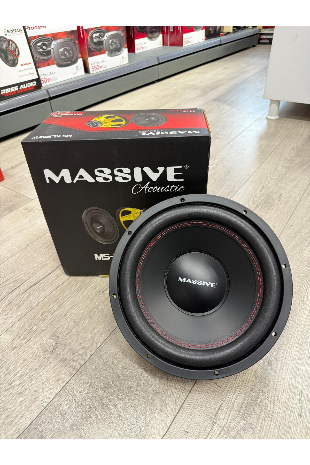 Massive Ms-kl12max 30 Cm Subwoofer Bas Bufır 1500wat-400w Rms Maximum Power