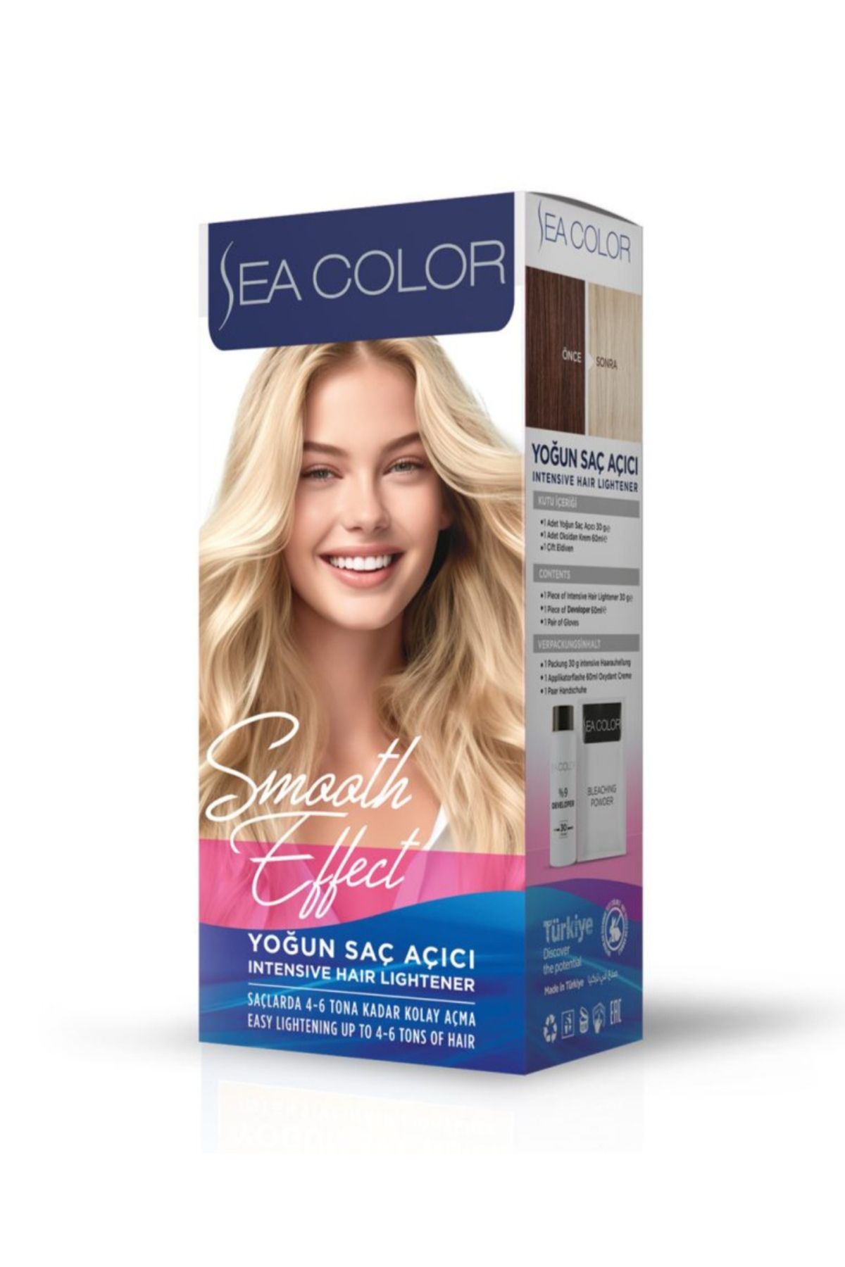 Sea Color Smooth Effect Yoğun Saç Açıcı