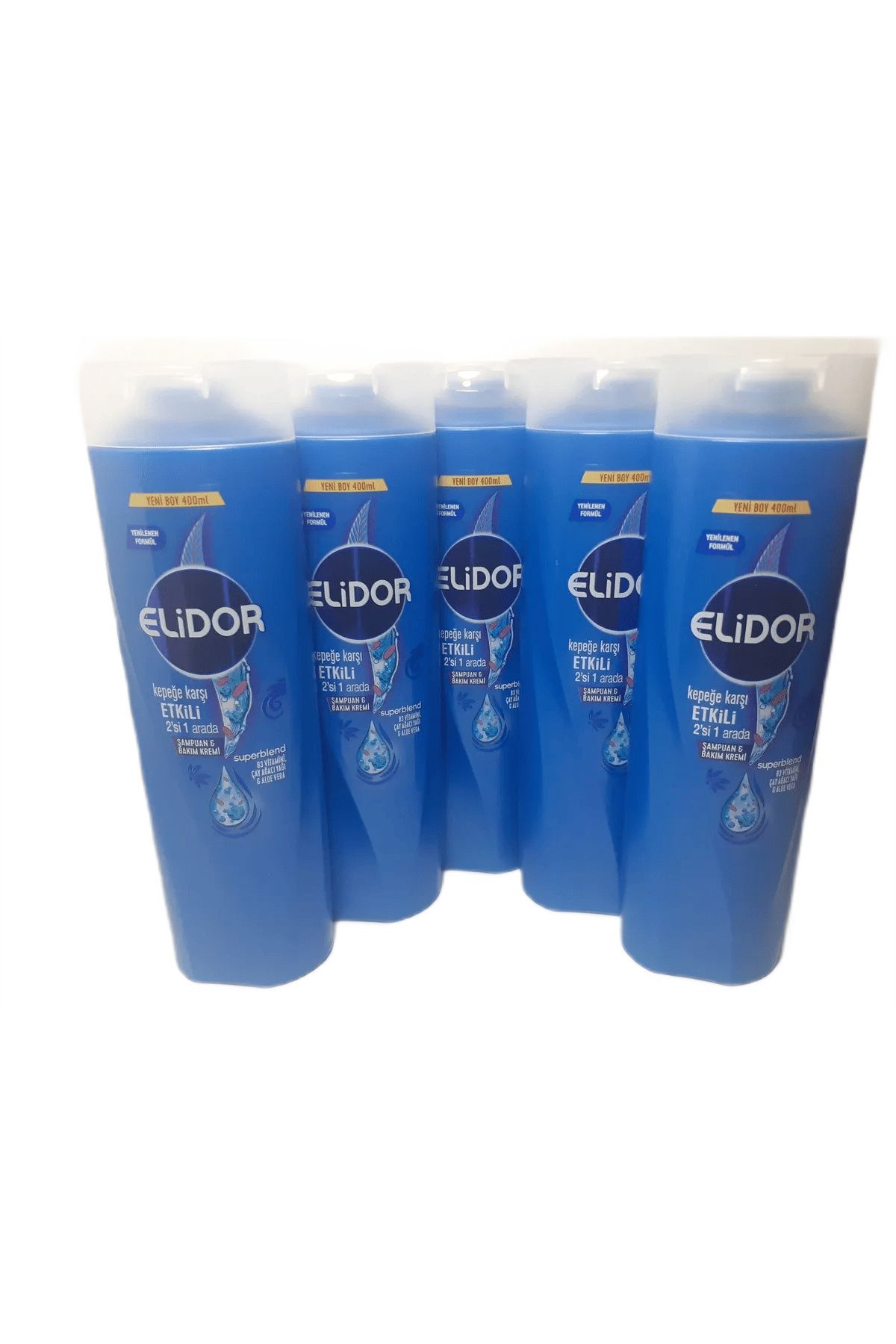 Elidor Kepeğe Karşı Etkili Şampuan 2 Si 1 Arada 400 Ml X 5 Adet