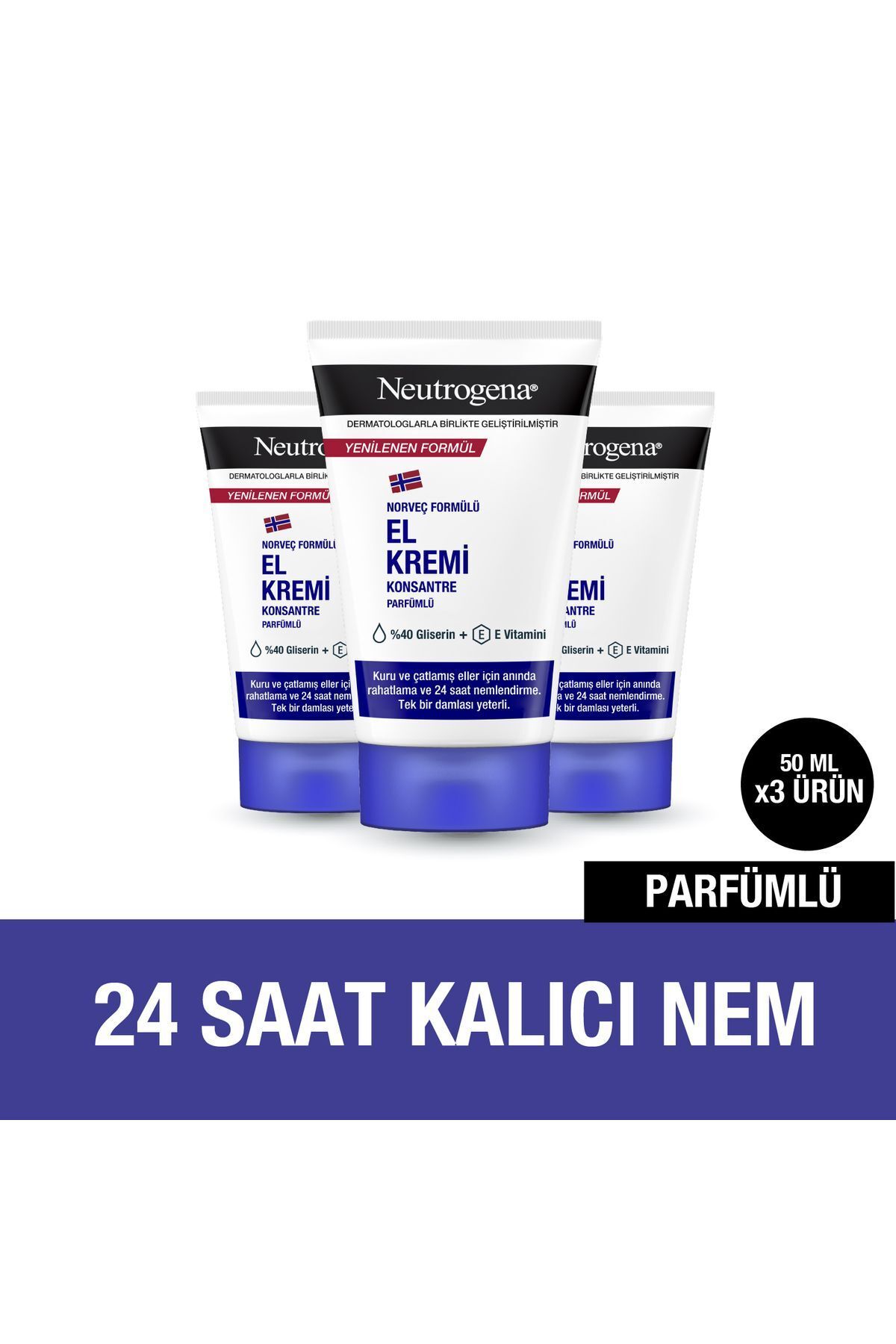 Neutrogena 50 ml El Kremi Parfümlü X3 Adet