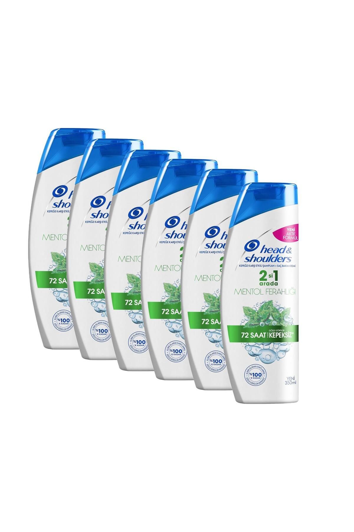 Head And Shoulders Head & Shoulders 350 Ml. 2-1 Mentol Ferahlığı 72 Saat Kepeksiz X 6 Adet
