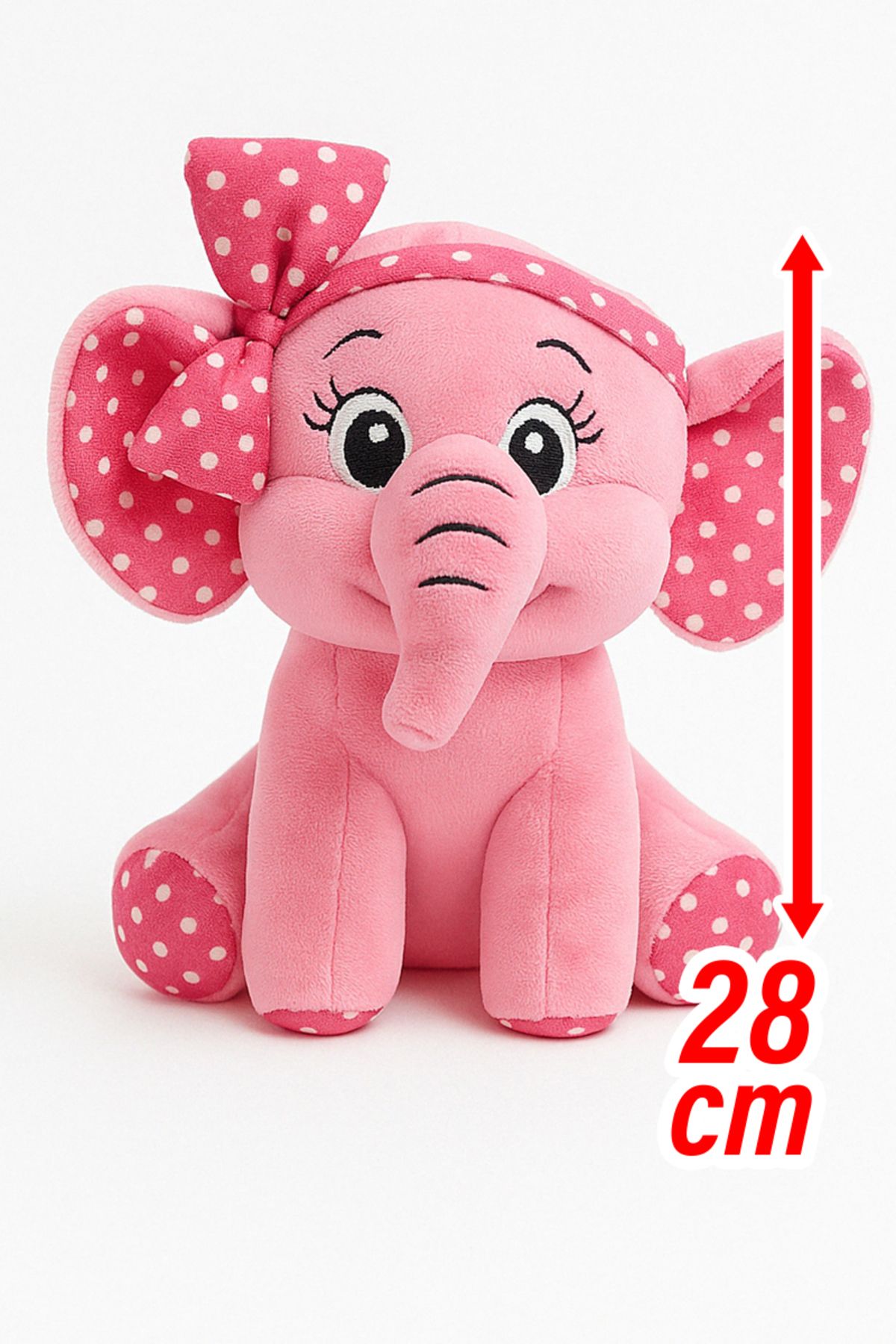 farddad Pembe Fil Peluş Oyuncak – 28 Cm
