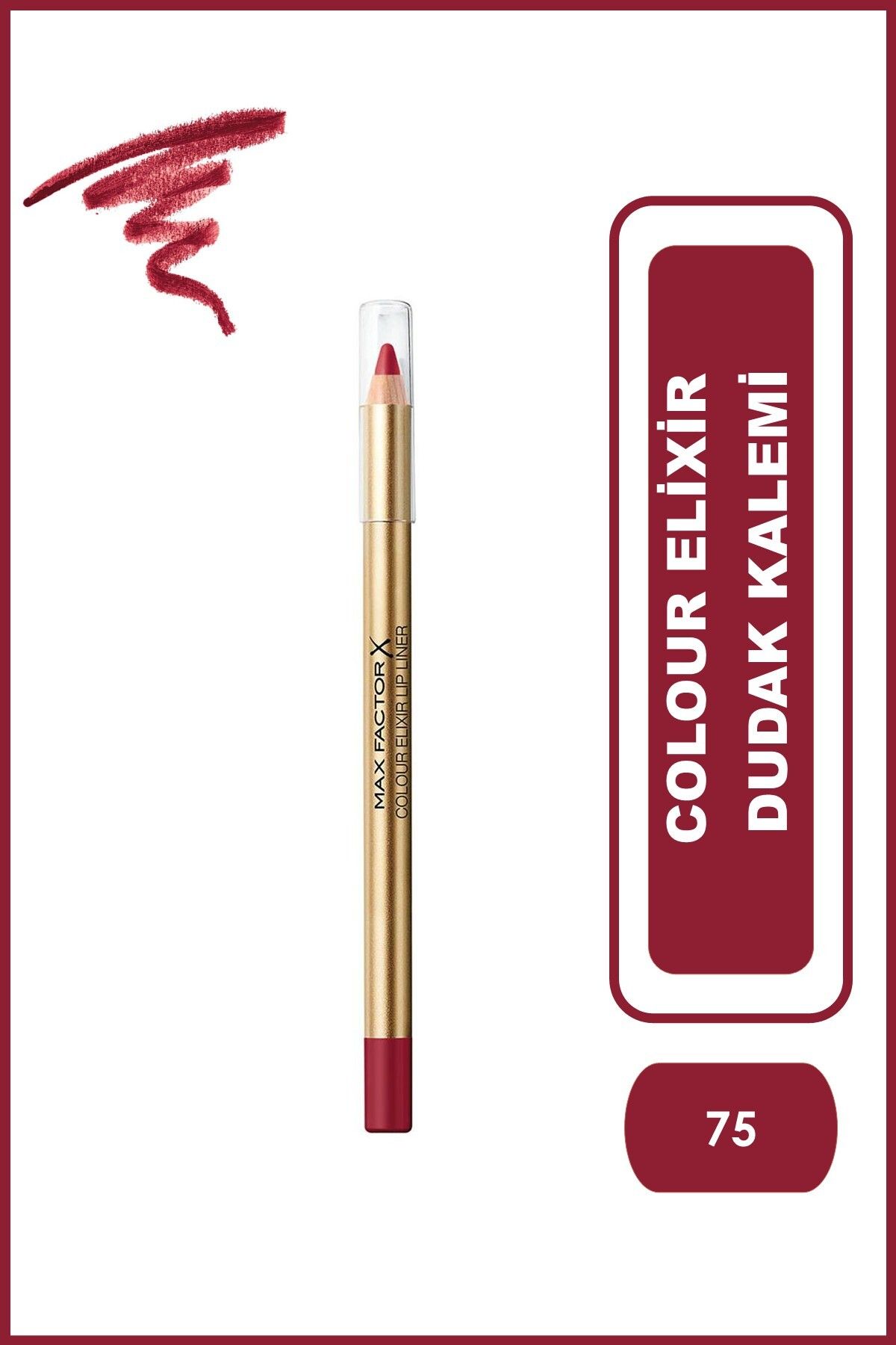 Max Factor ELIXIR DUDAK KALEMI NO:75 RICH WINE
