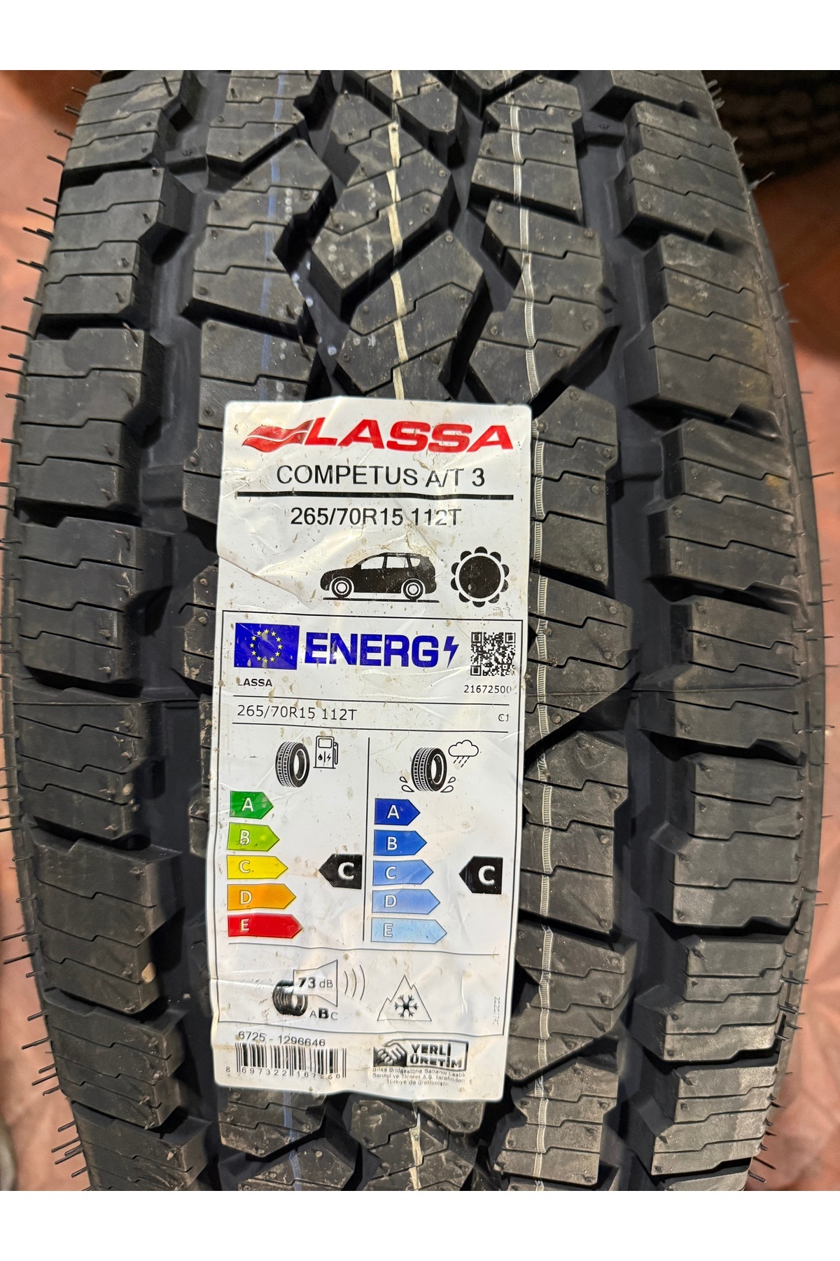 / 265/70R15 (COMPETUS A/T 3) 2024 YAZ LASTİĞİ
