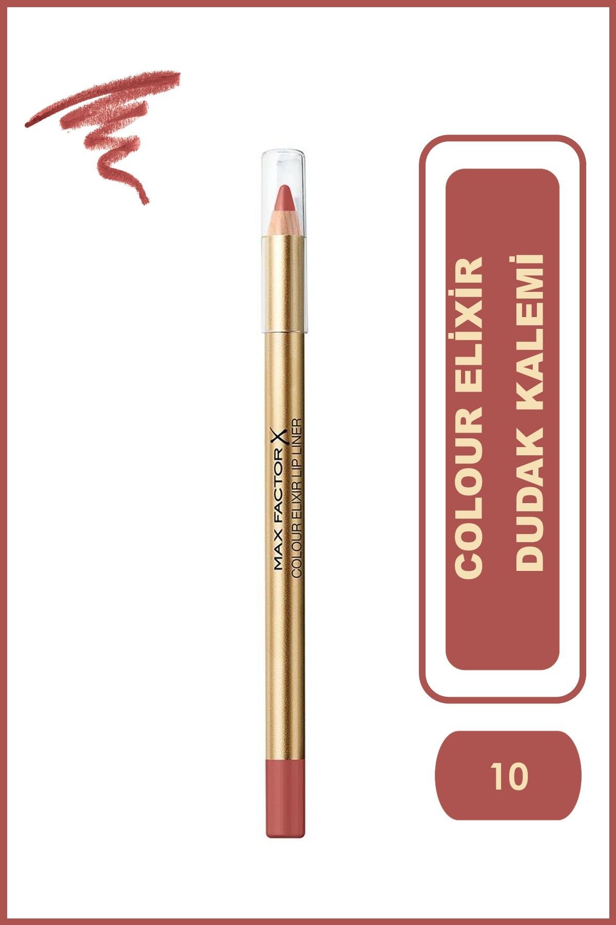 Max Factor Dudak Kalemi - Colour Elixir Lip Liner 10 Desert Sand